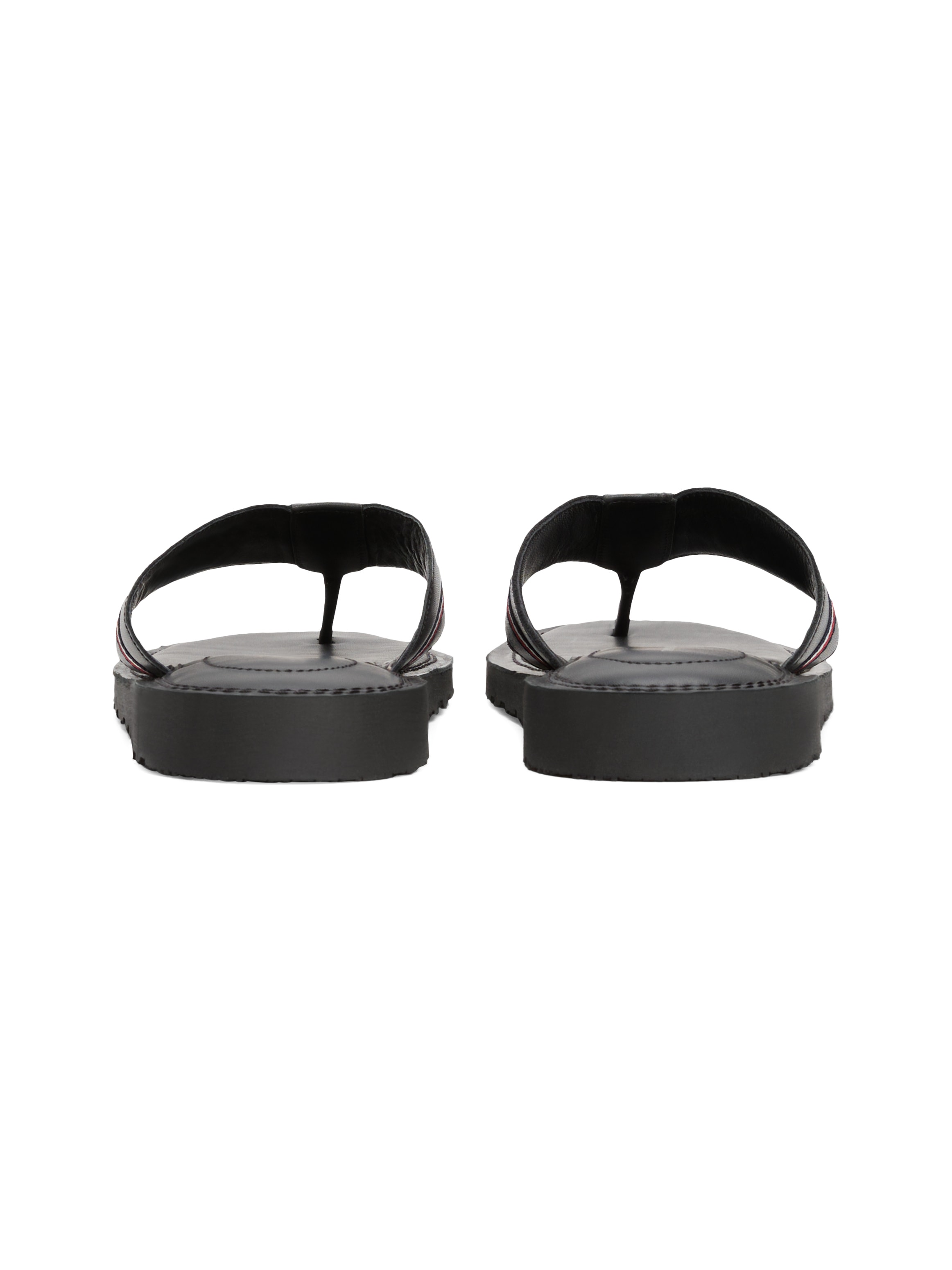 Tommy Hilfiger Zehentrenner »CORE HILFIGER TOE POST LH SANDAL«, Sommerschuh, Strandschuh, Dianette mit Streifen in Tommy-Farben