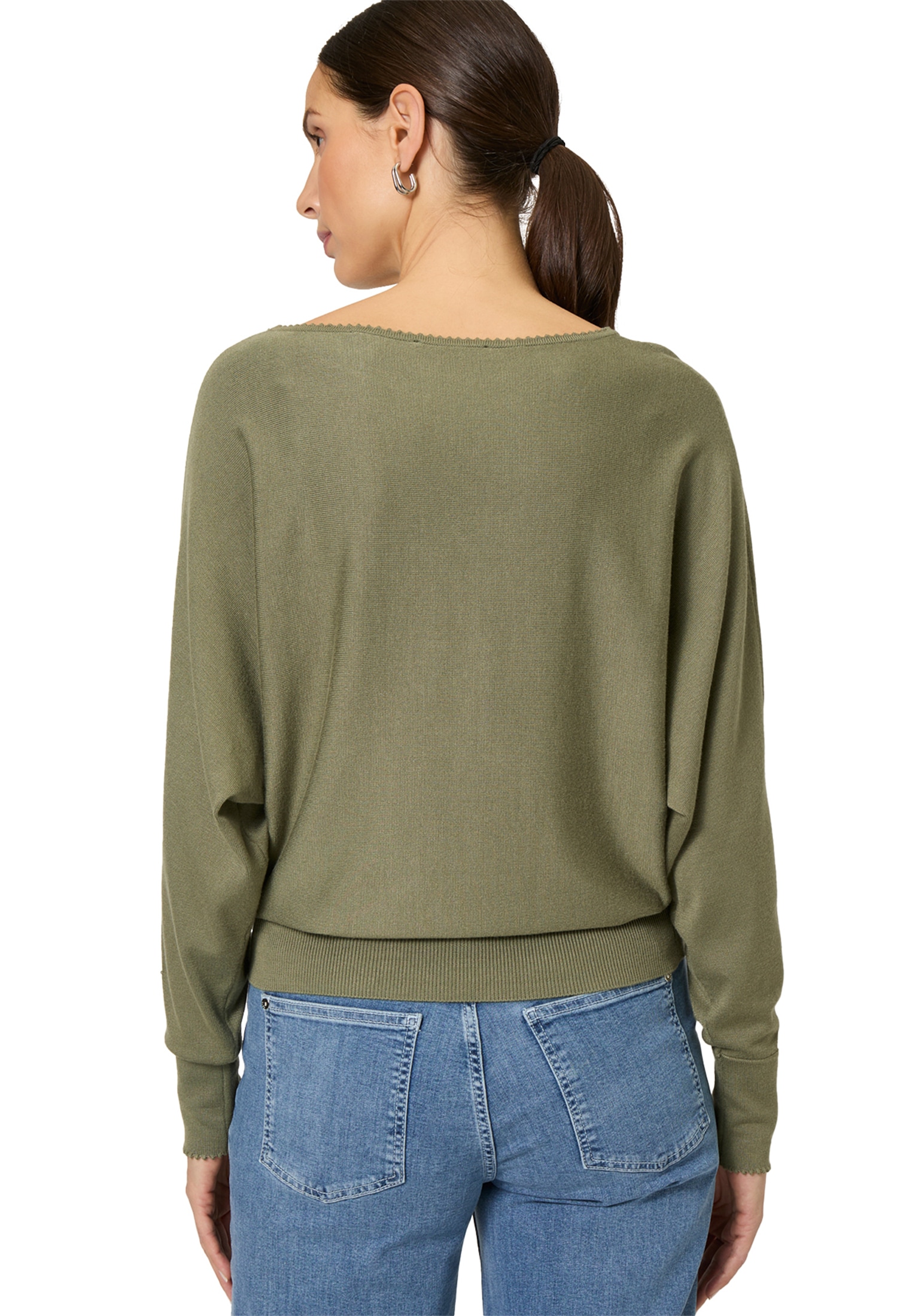 Zero Strickpullover »Strickpullover mit U-Boot Ausschnitt«