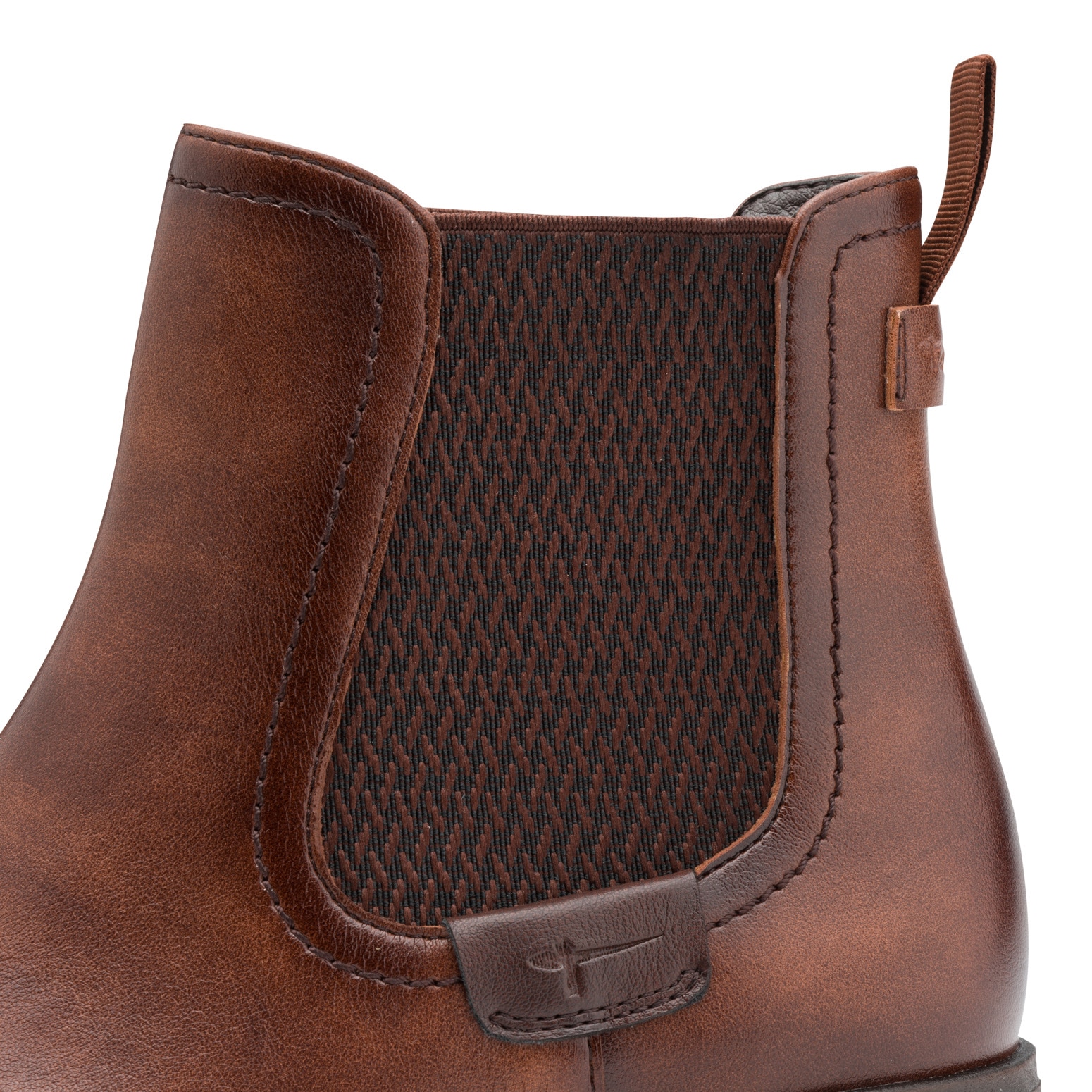 Tamaris Chelseaboots  , Blockabsatz, Stiefelette, Schlupfschuh im Used Look