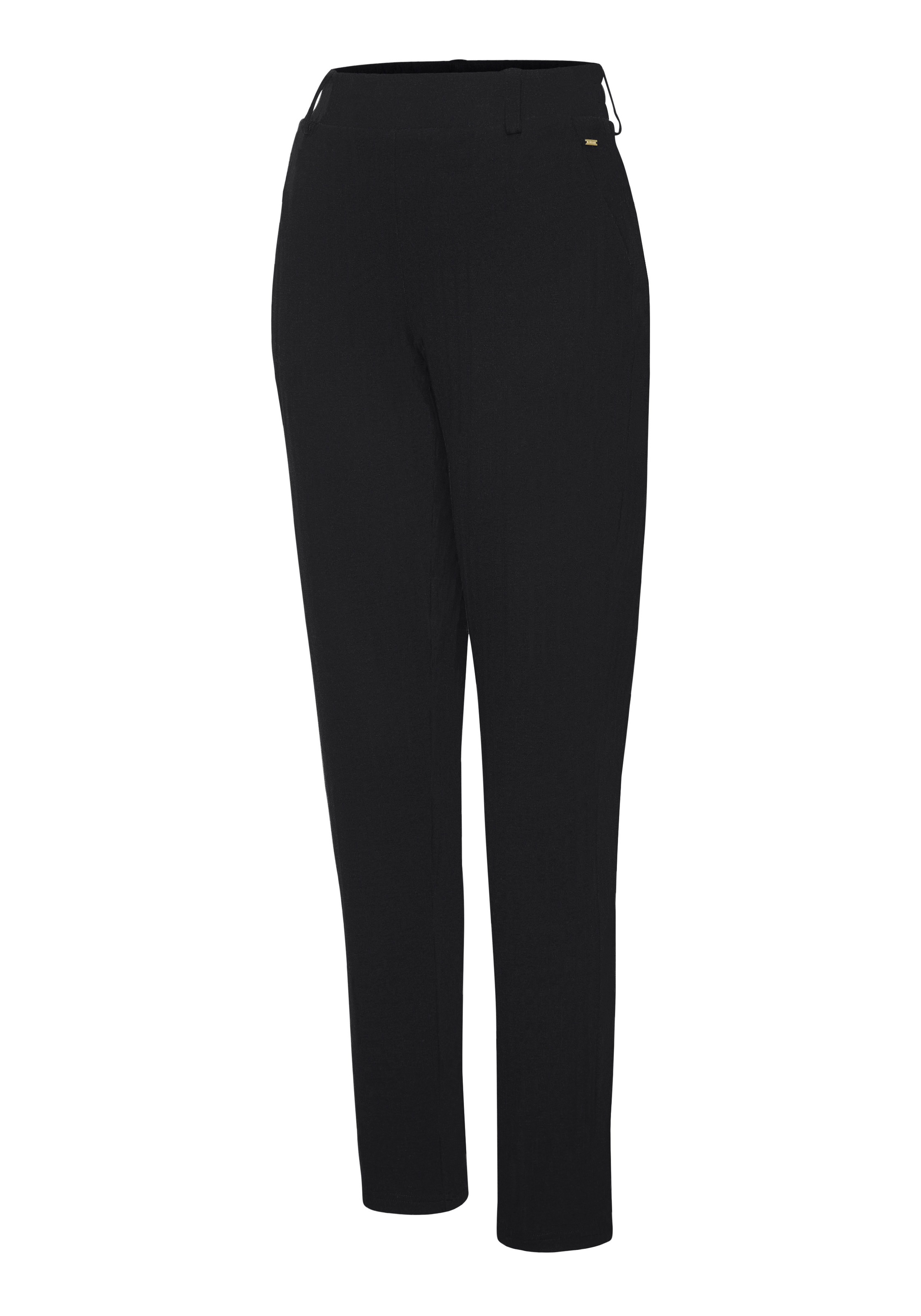 LASCANA Jogger Pants »klassische schmale Form«  mit Jacquard Strickmuster oder uni schwarz