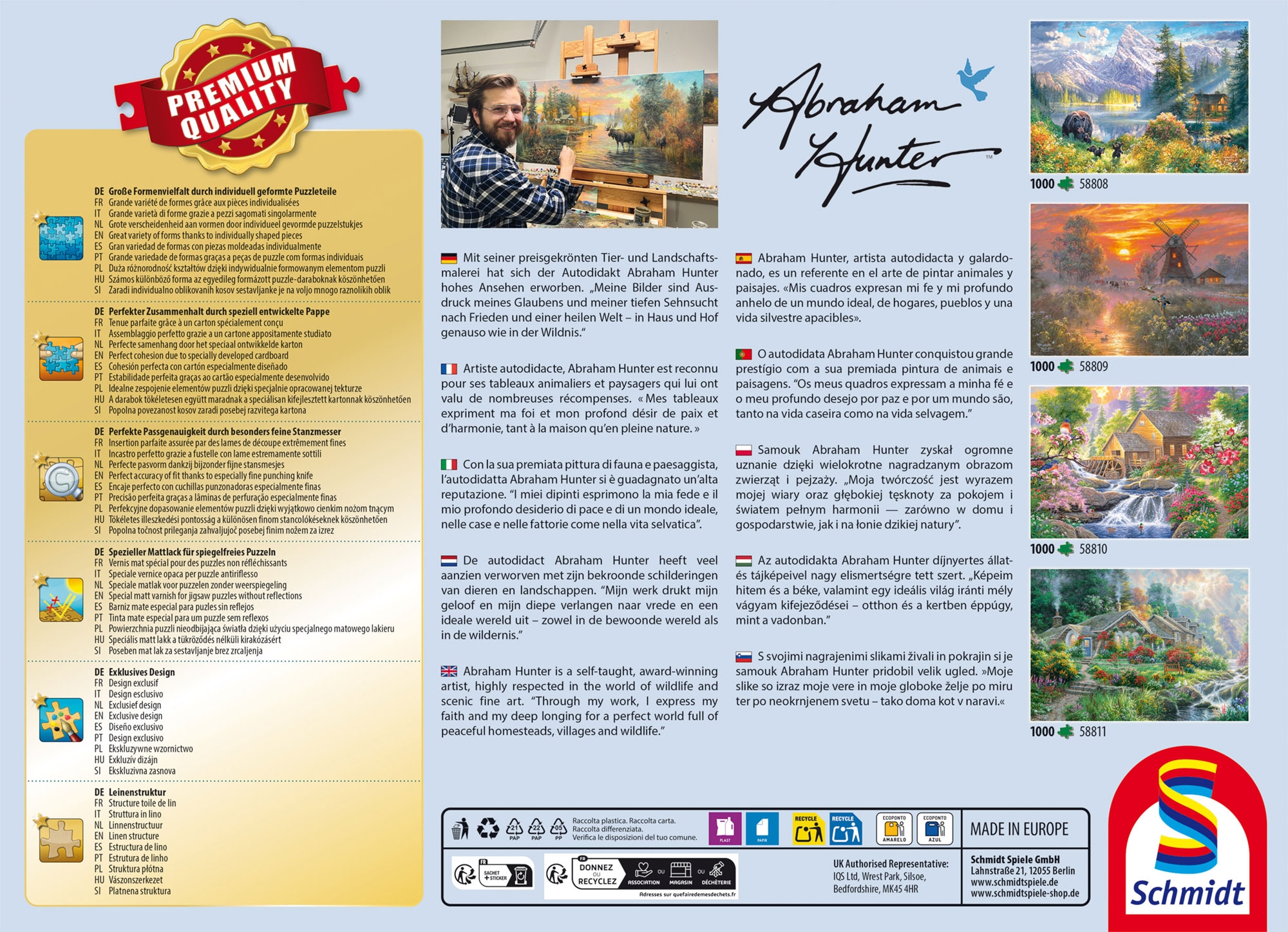 Schmidt Spiele Puzzle »Hochland-Idyll« Made in Germany