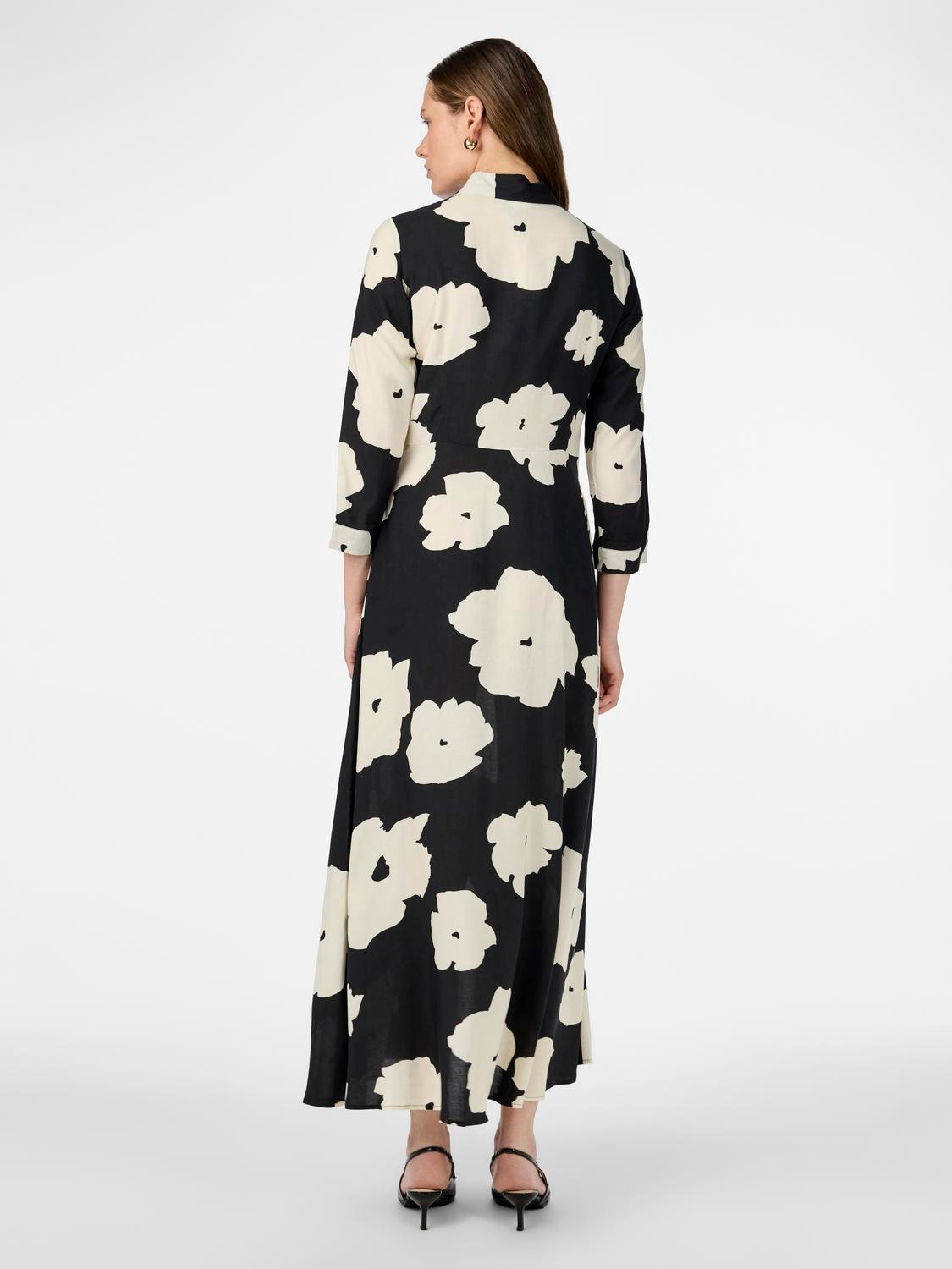 Y.A.S Hemdblusenkleid »YASSAVANNA LONG SHIRT DRESS«, mit 3/4 Ärmel