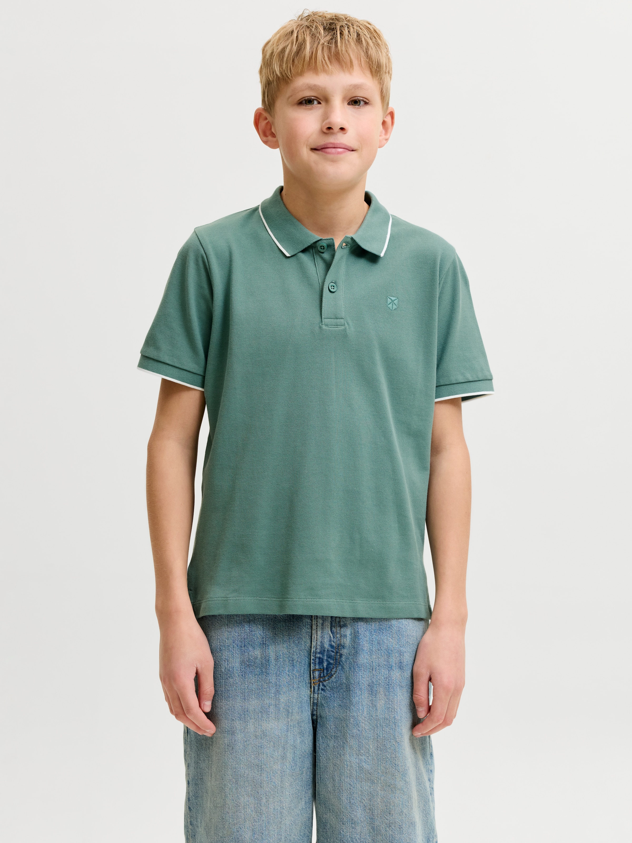 Jack & Jones Junior Poloshirt »JPRBLAWESTON SS POLO JNR« Baumwolle, regular fit