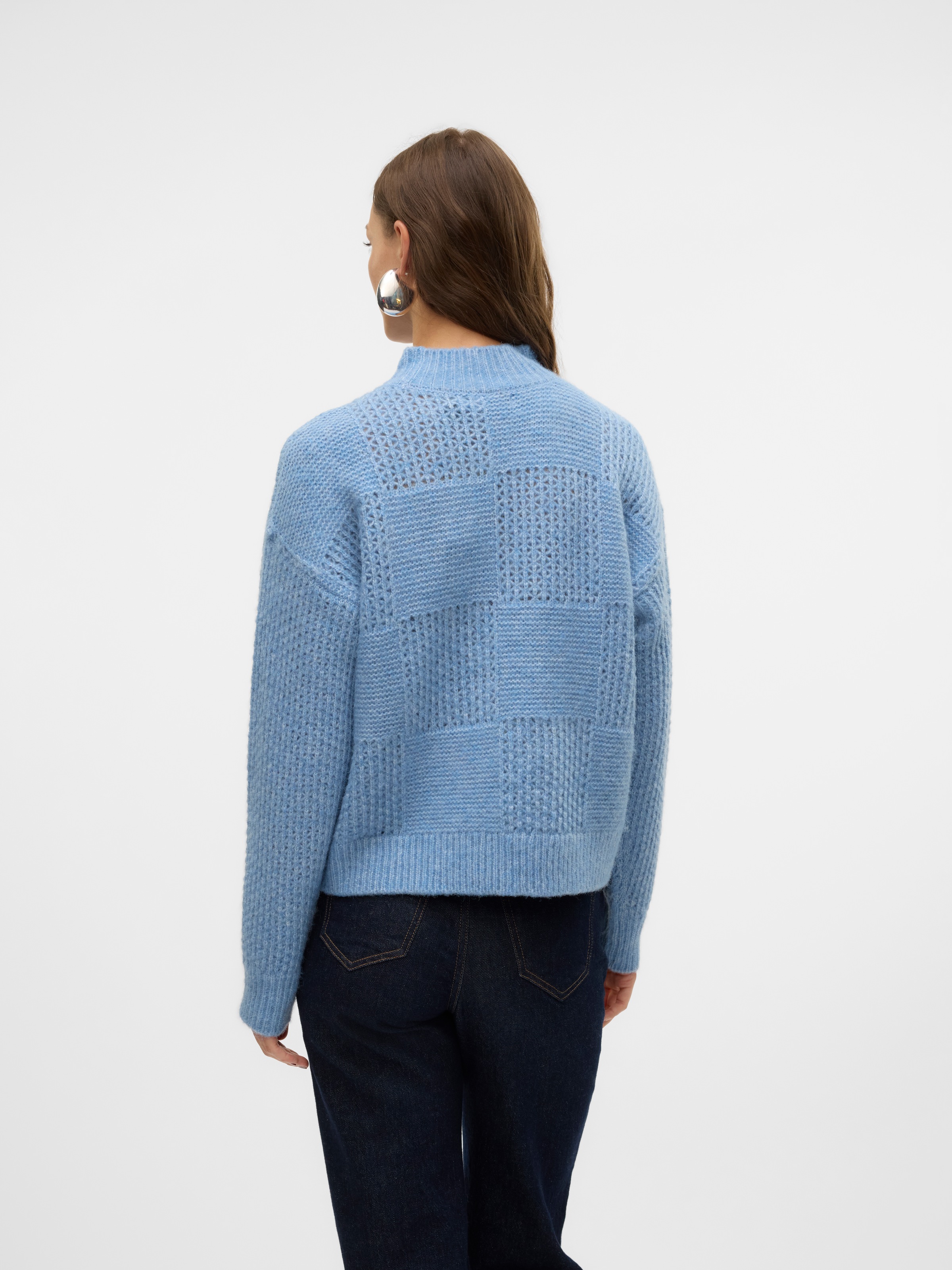 Vero Moda Strickpullover »VMMOON LS HIGHNECK PULLOVER GA BF«