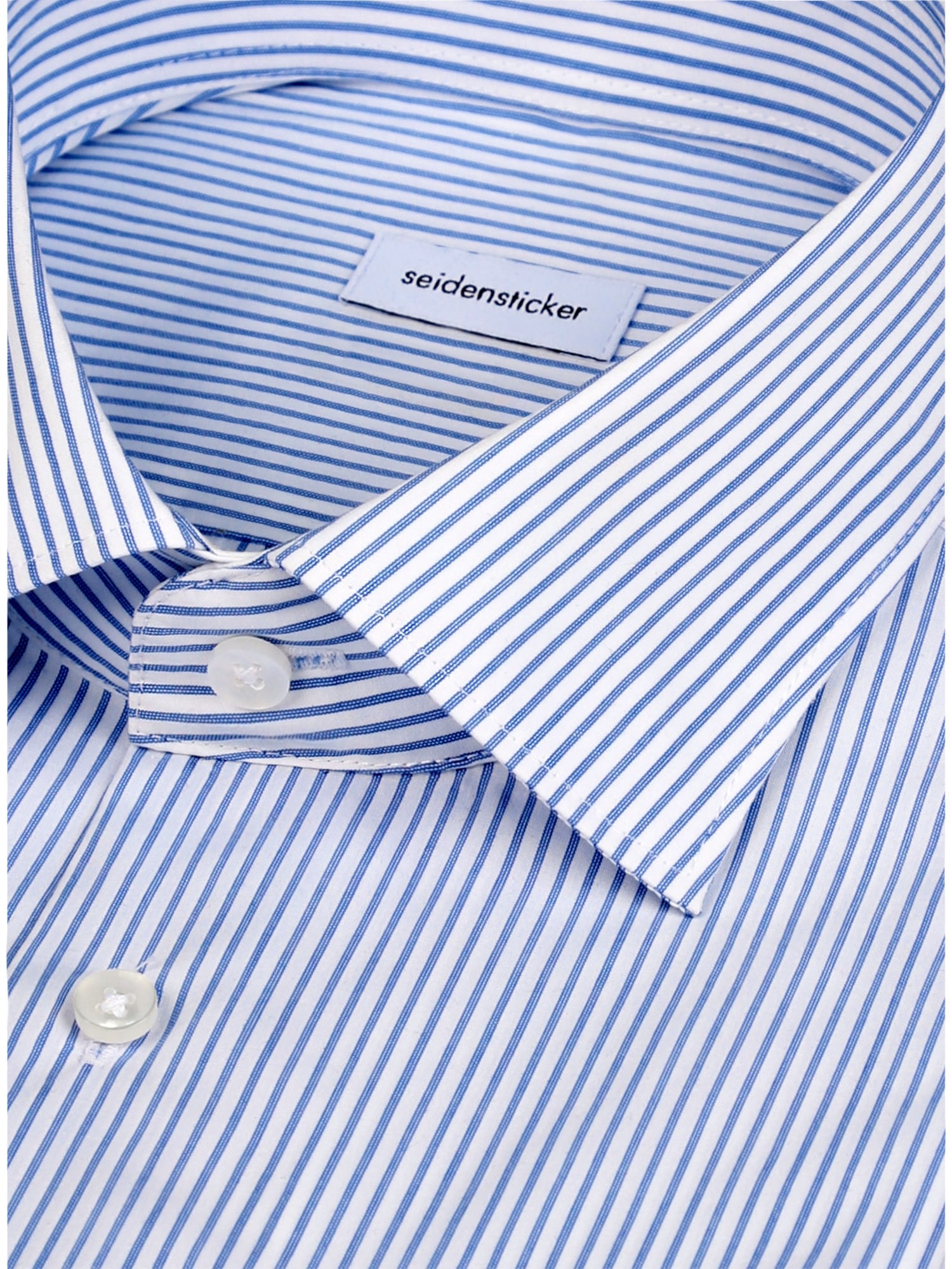 seidensticker Businesshemd »Schwarze Rose« Slim 1/1 Kentkragen Gestreift