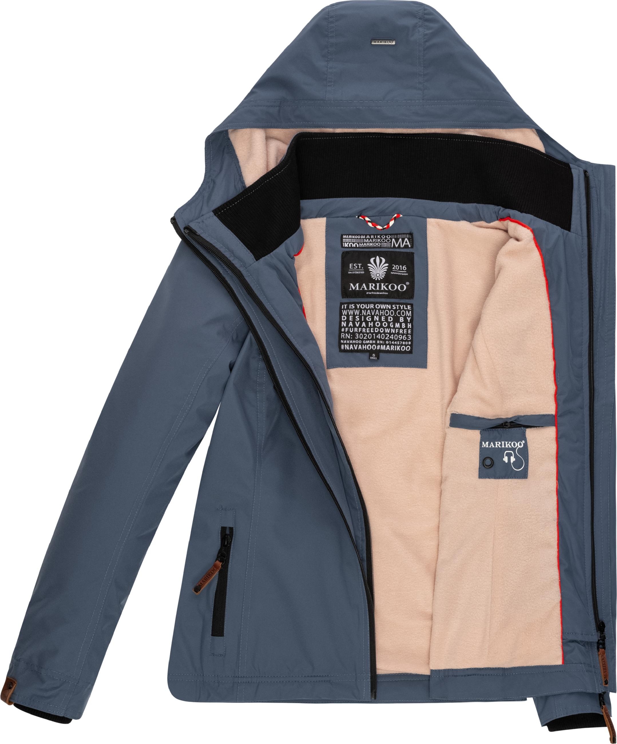 Marikoo Outdoorjacke »Übergangsjacke Erdbeere«