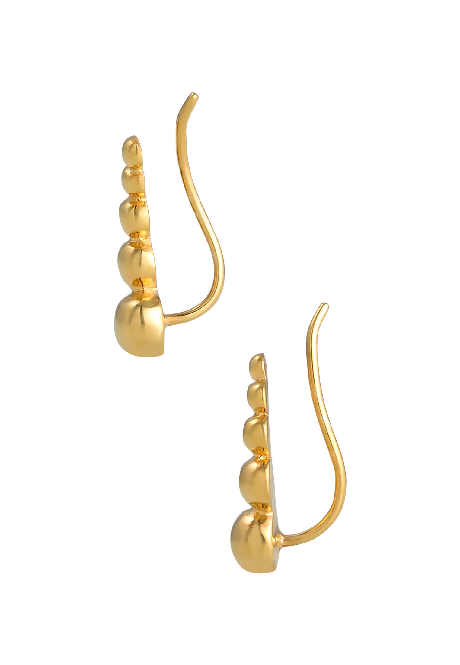 Elli Paar Ohrstecker »Ohrringe Ohrklemme Ear Cuffs im Kugel Look«