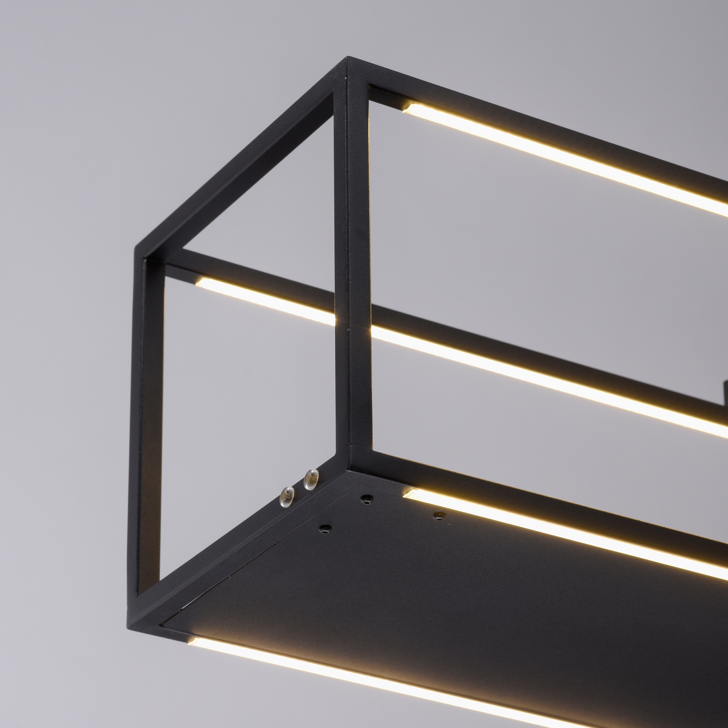 Places of Style LED Pendelleuchte »Cashel«, 4 flammig, Leuchtmittel LED-Board | LED fest integriert, LED Pendelleuchte, warmweißes Licht, 3000 K, inkl 3-Stufen-Touchdimmer