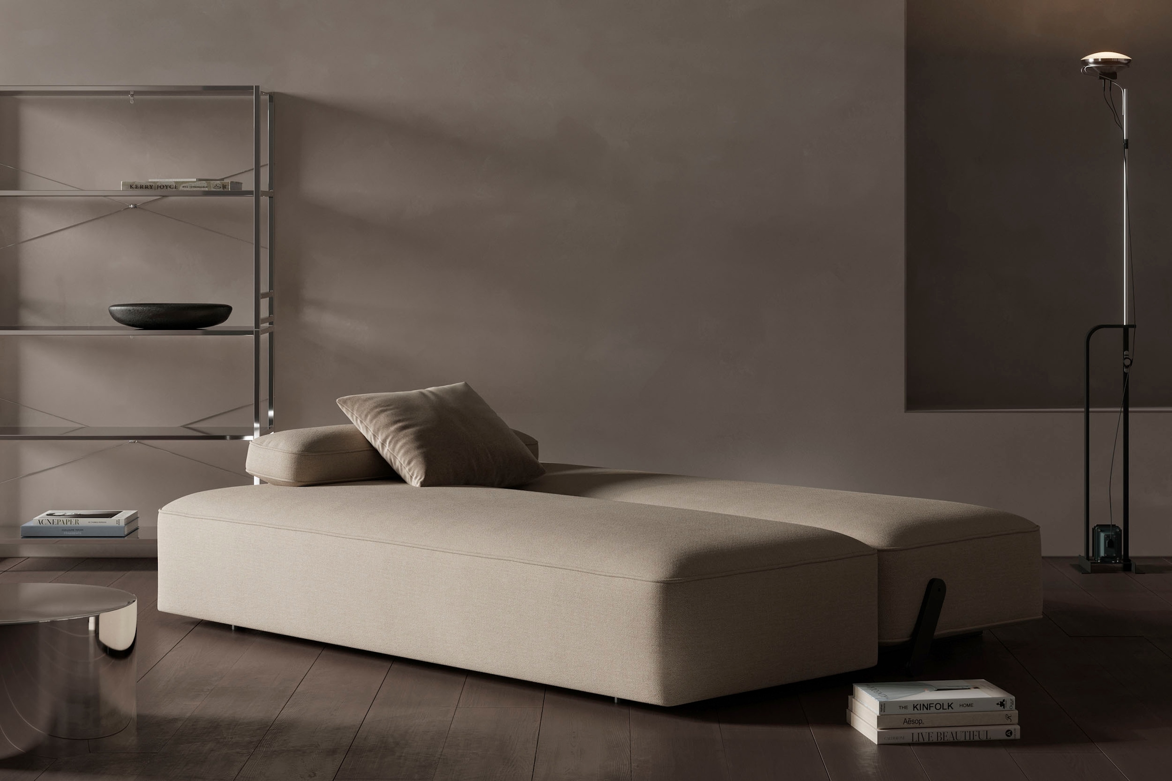 INNOVATION LIVING ™ Schlafsofa »YONATA Sofa im aktuellen Design, hoher Komfort, elegant und hochwertig«, komfortable Taschenfederkernpolsterung, Breite Liegefläche 149 cm