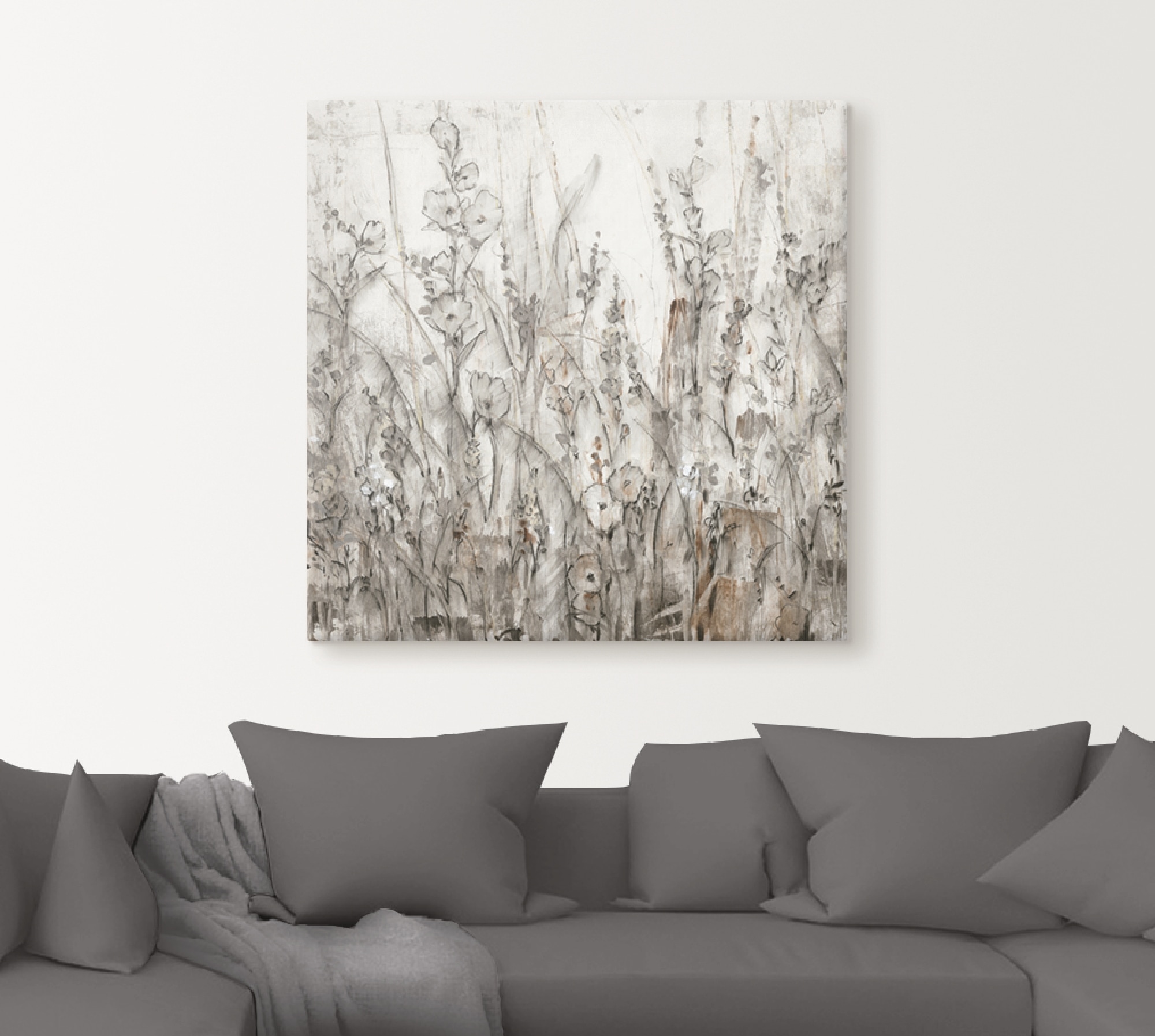 Artland Wandbild »Schatten II«, Blumenwiese, (1 St.), als Alubild, Outdoorbild, Leinwandbild in verschied. Größen