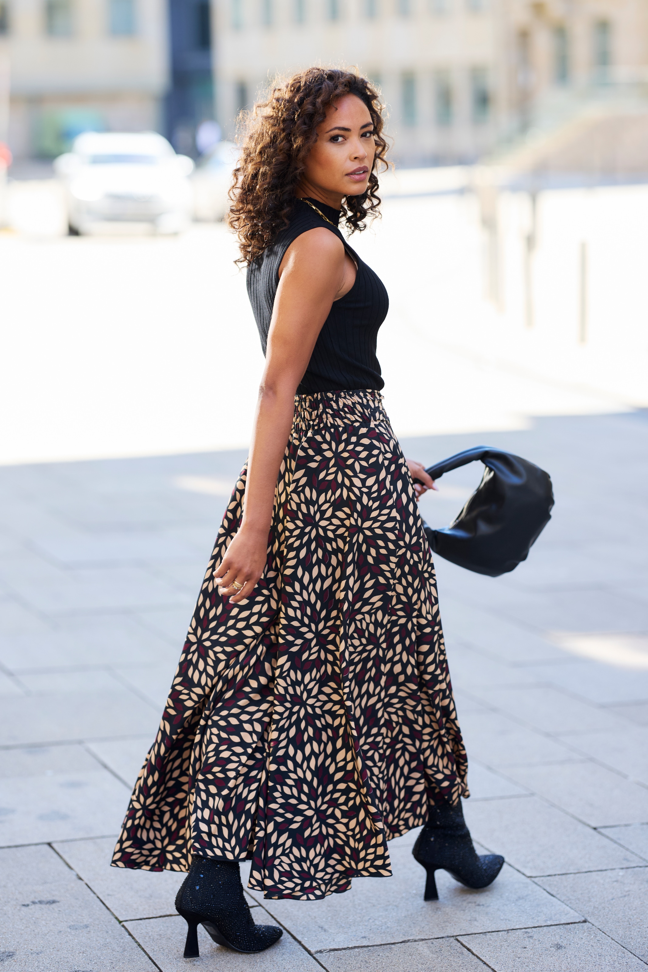 LASCANA Hosenrock , aus glatter Ware, Culotte, extraweites Bein
