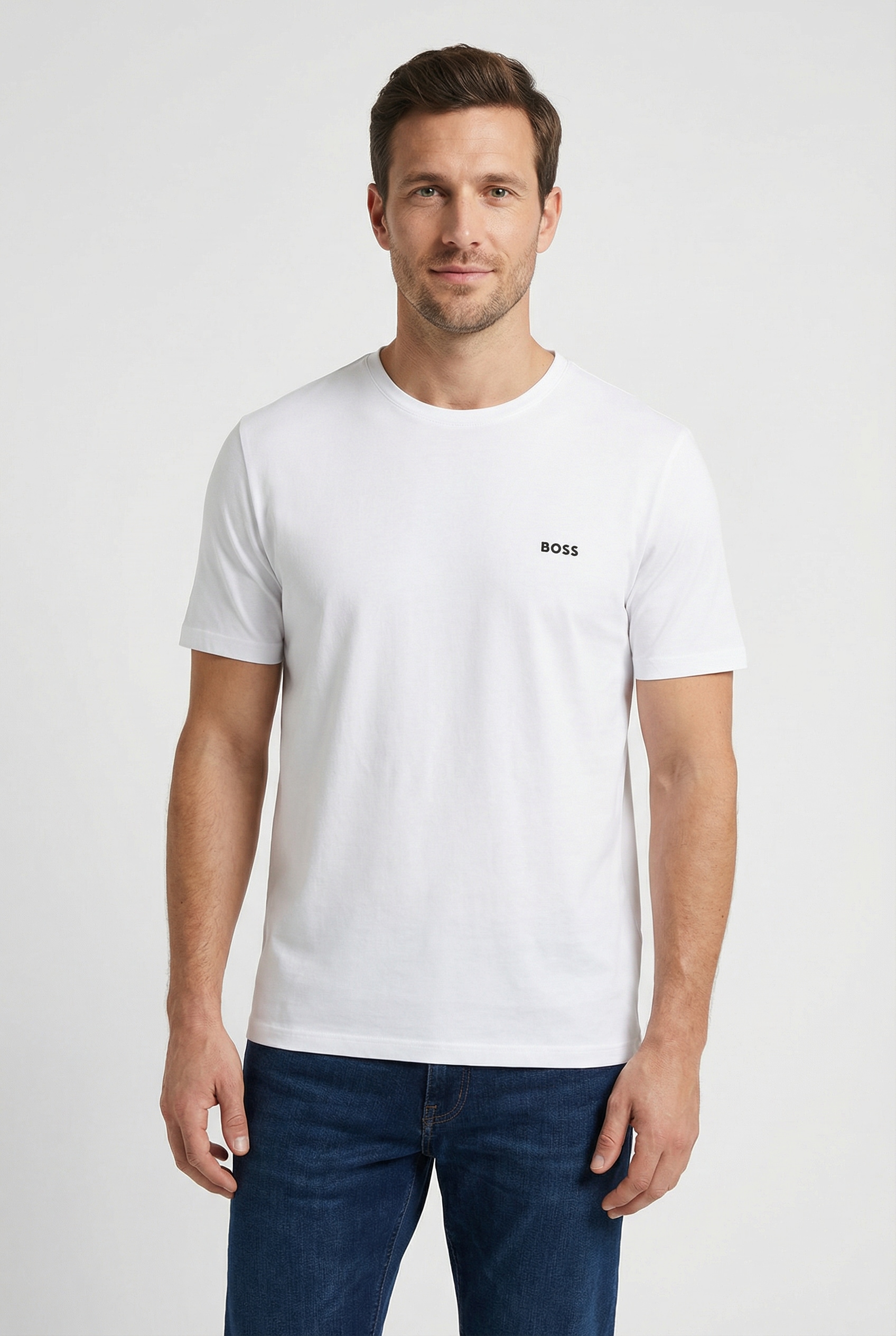 BOSS T-Shirt »Mix&Match T-Shirt R« mit Logostickerei