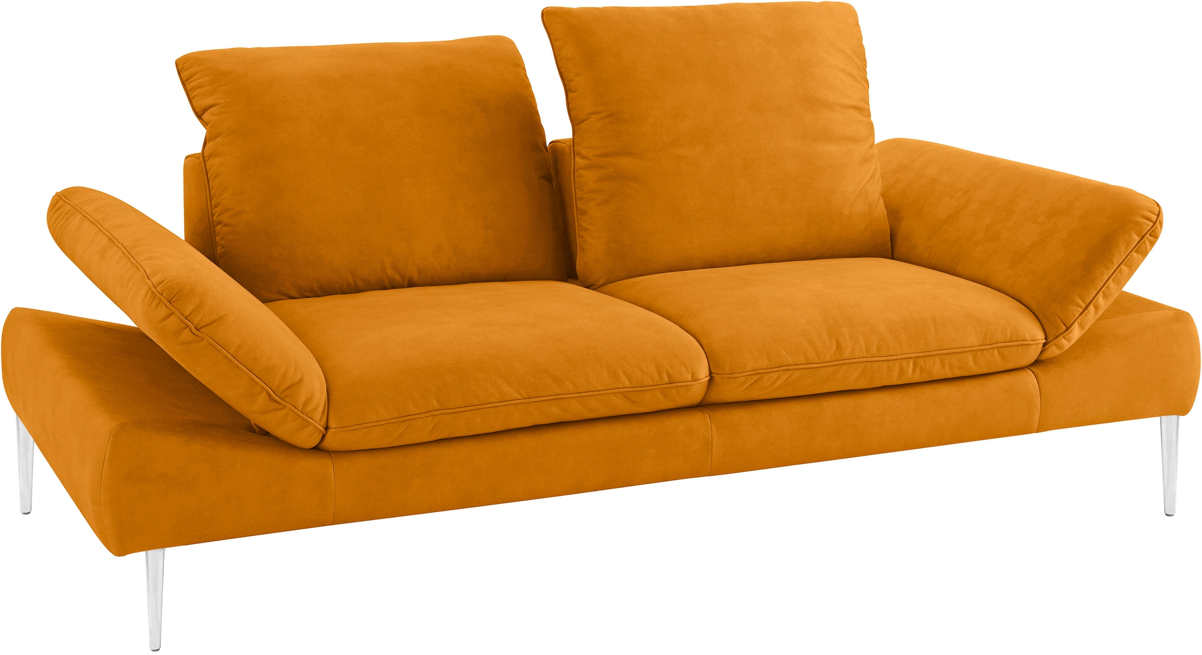 W.SCHILLIG 2,5-Sitzer »enjoy&MORE«, mit Sitztiefenverstellung, Füße Chrom glänzend, Breite 232 cm