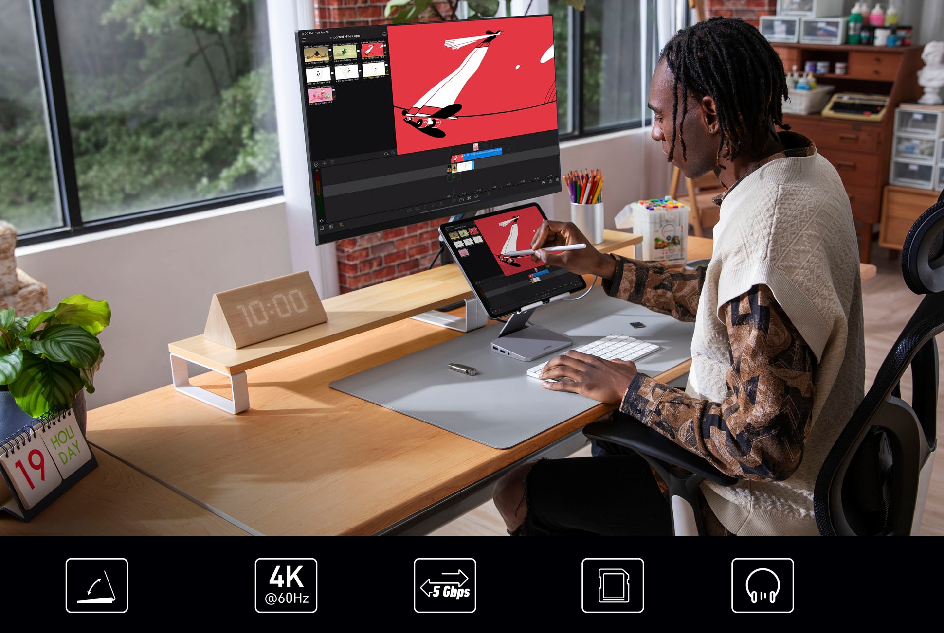 Anker Tablet-Ständer »551 USB-C Hub«