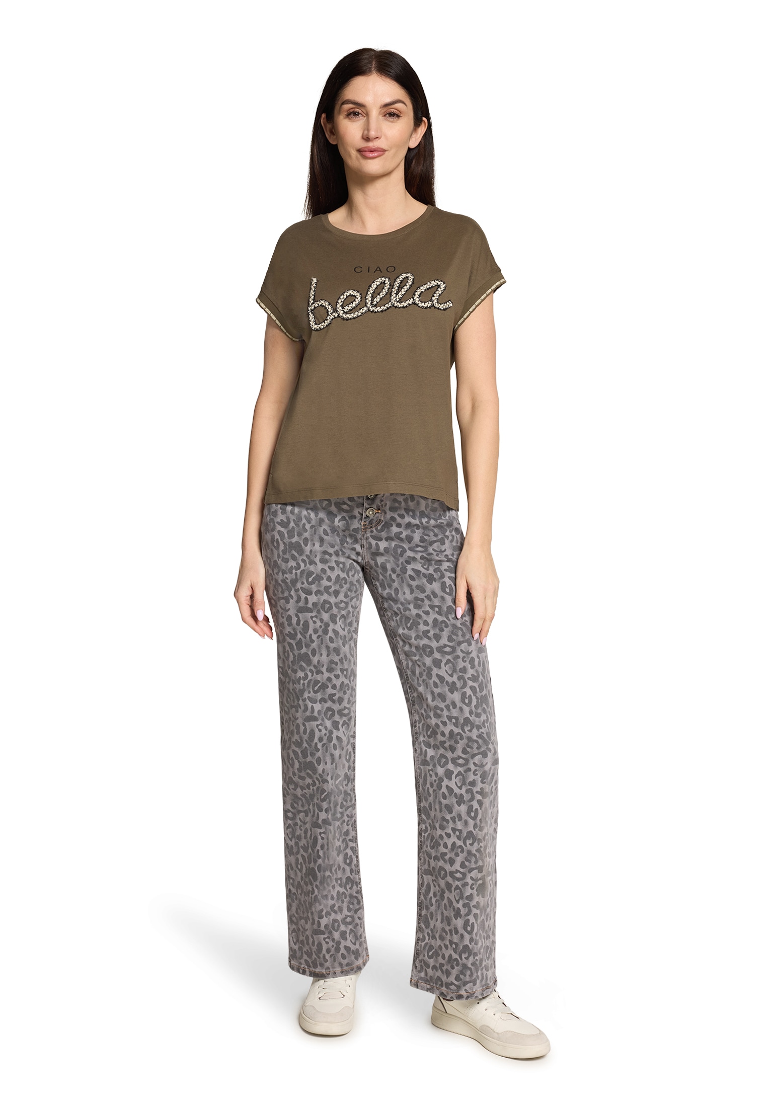 Cartoon Stretch-Hose »Stretch-Jeans mit Muster«