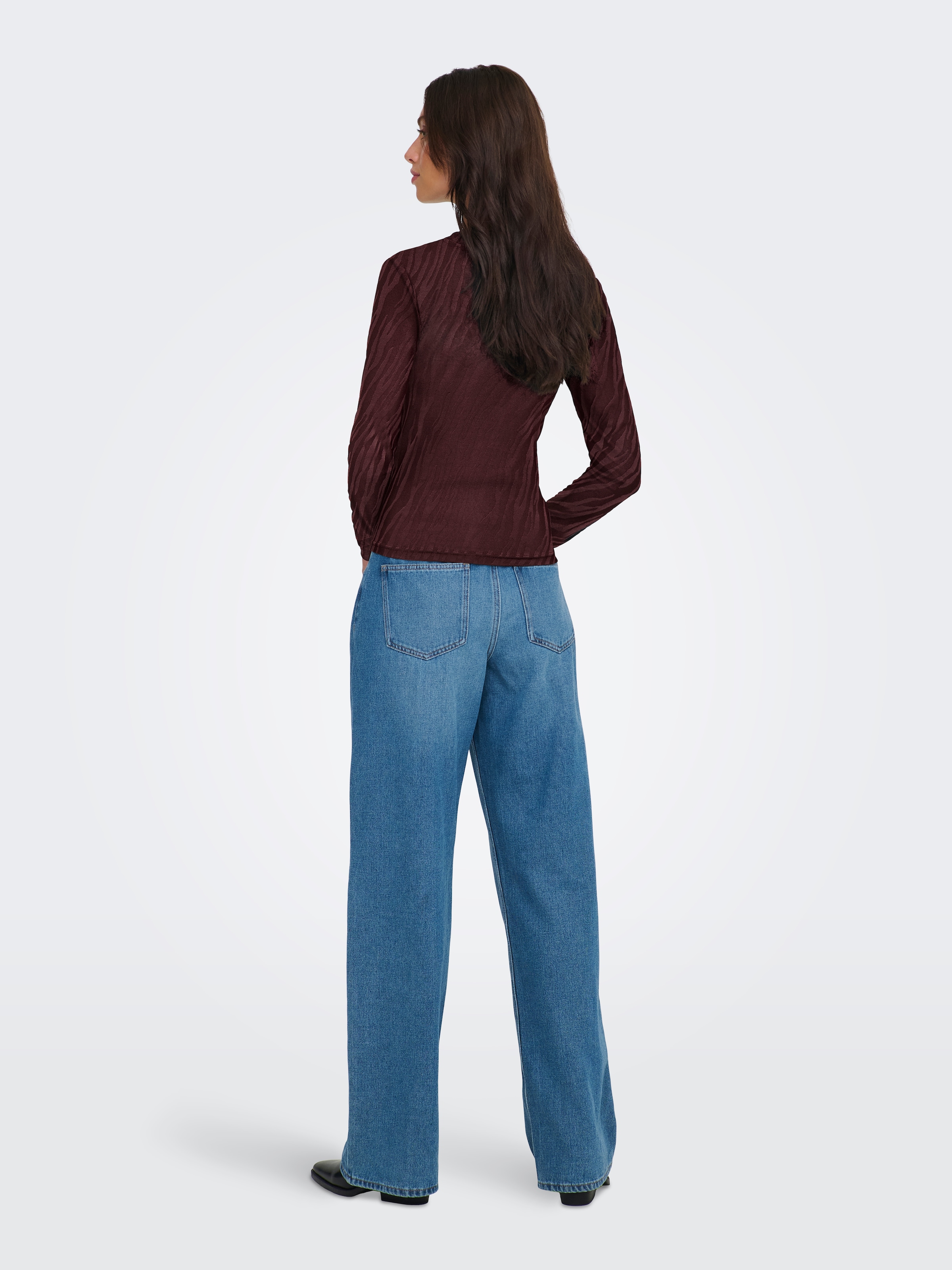 ONLY Langarmshirt »ONLZELE L/S ROUNDNECK TOP JRS«