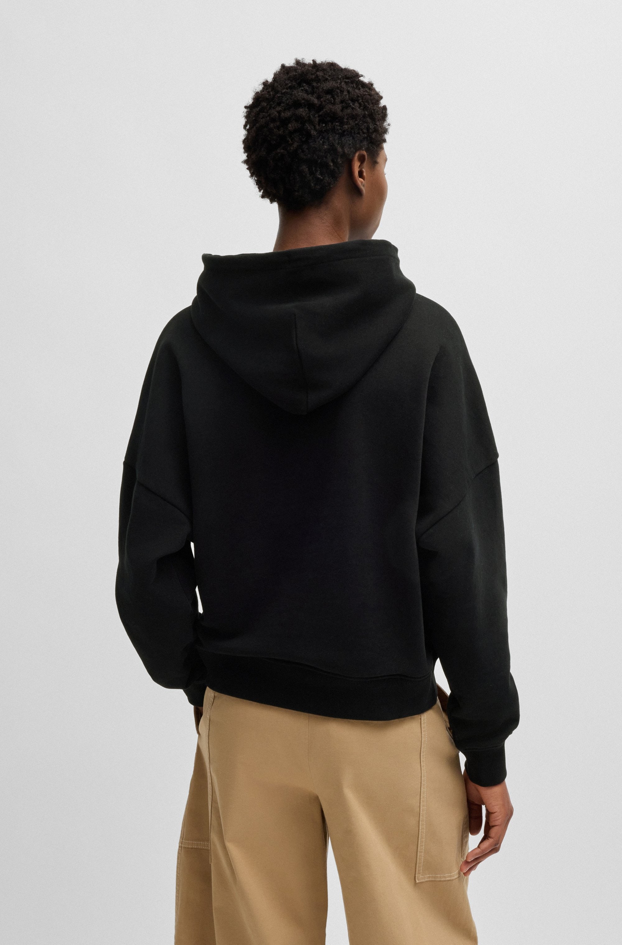 BOSS ORANGE Hoodie »Ehoody Premium Damenmode«, mit gesticktem Logo