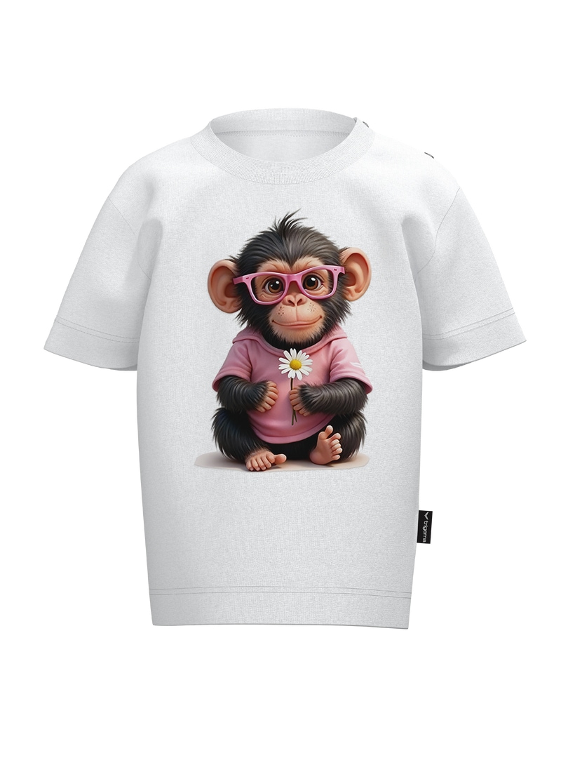 Trigema T-Shirt »TRIGEMA T Shirt mit süßem "Baby Affe Mädchen" Print« 1