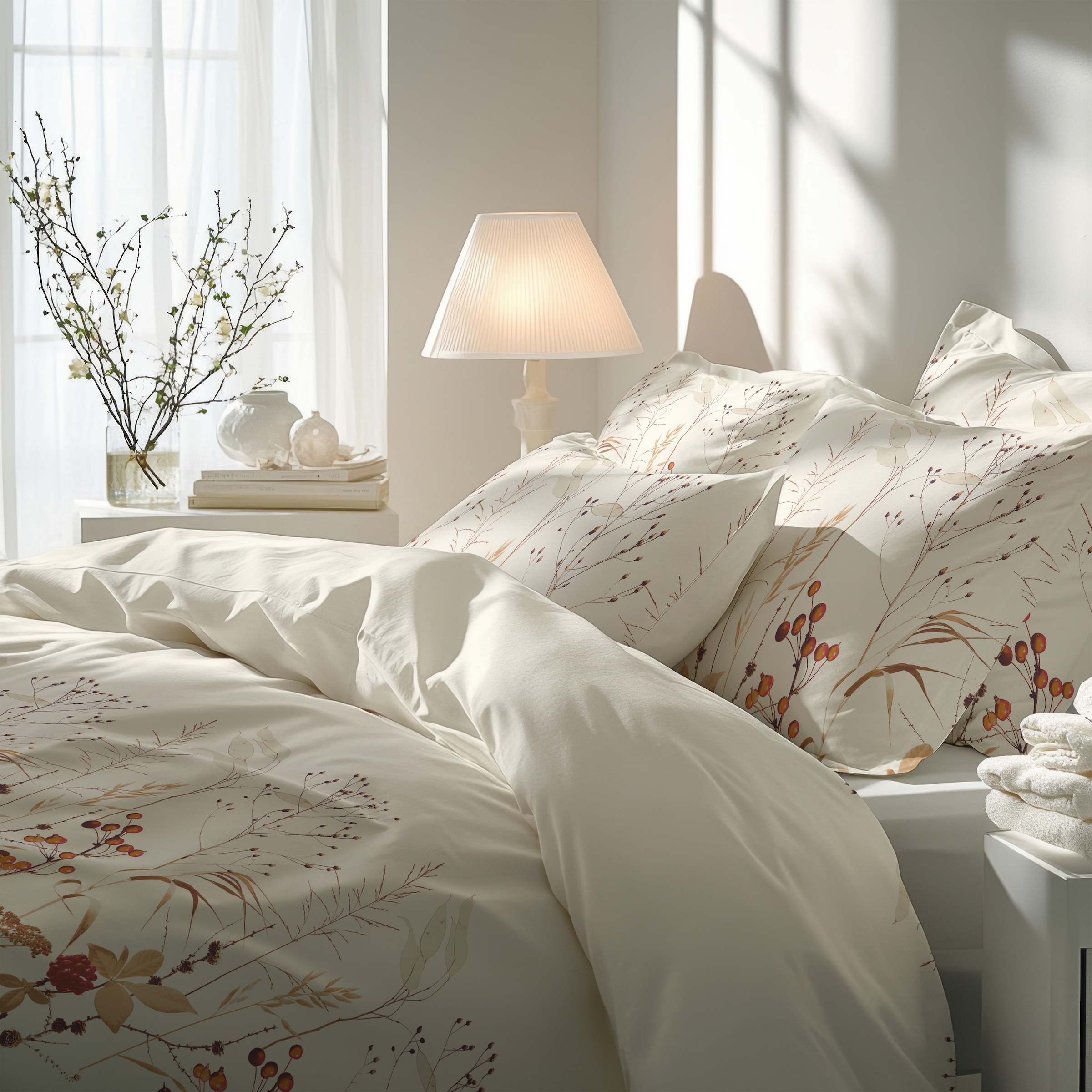 Florella Bettwäsche »Kelin-beige Flausch-Flanell, 100%Baumwolle« 2 Stk.
