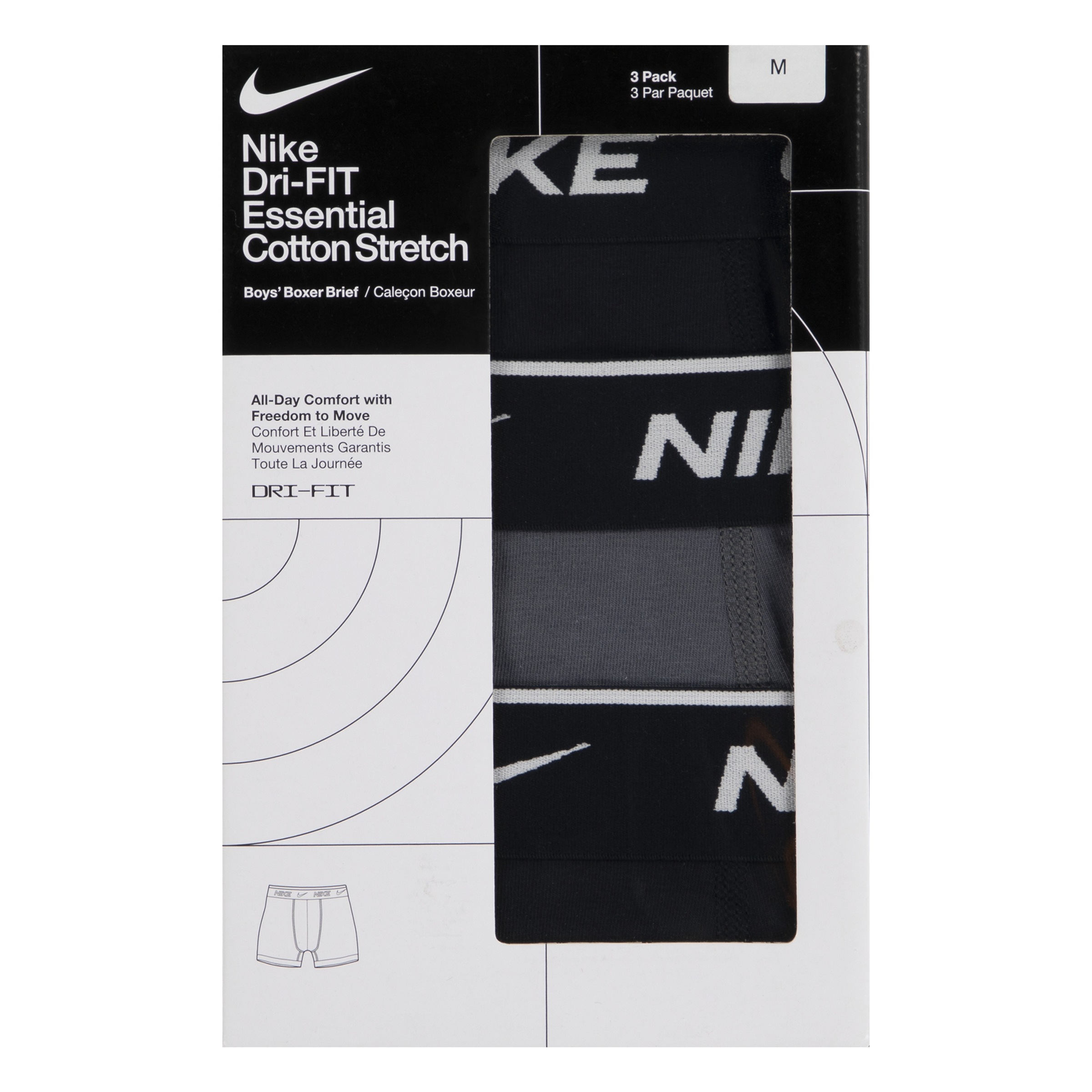 Nike Sportswear Boxershorts »für Jungs« Spar-Packung, 3er-Pack, 3 Stk. Kinder Unterhose aus Baumwolle
