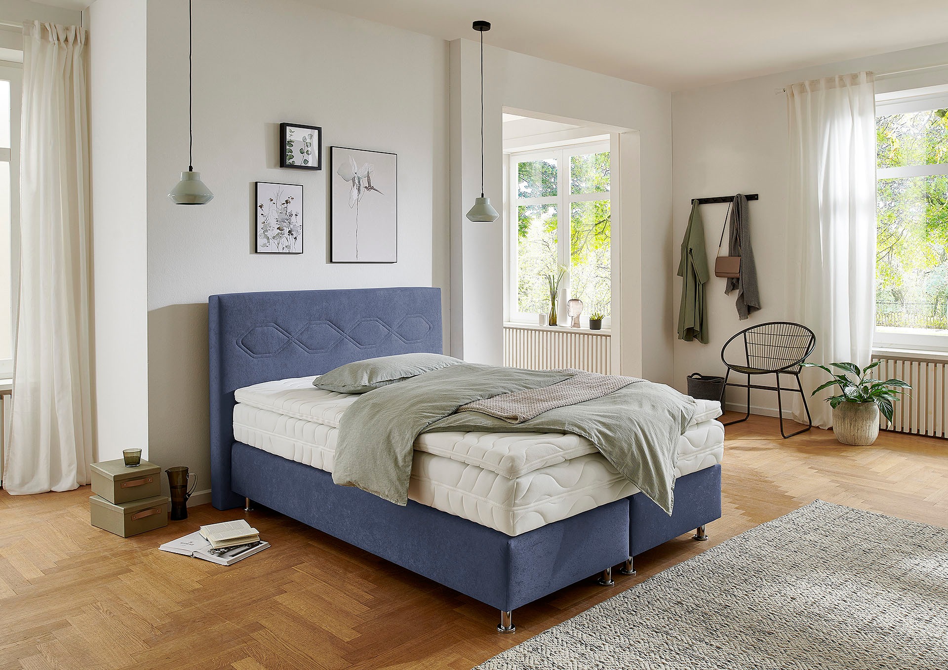 Westfalia Schlafkomfort Boxspringbett, wahlweise mit Topper