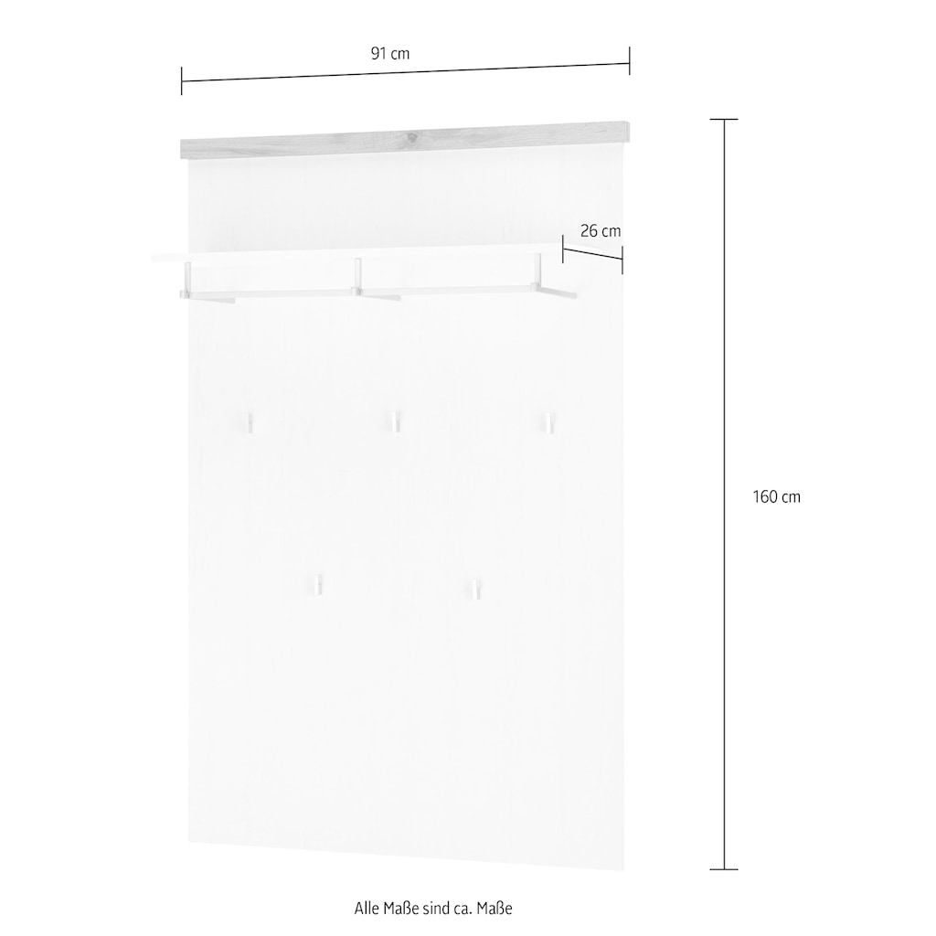 Home affaire Garderobenpaneel »WESTMINSTER«