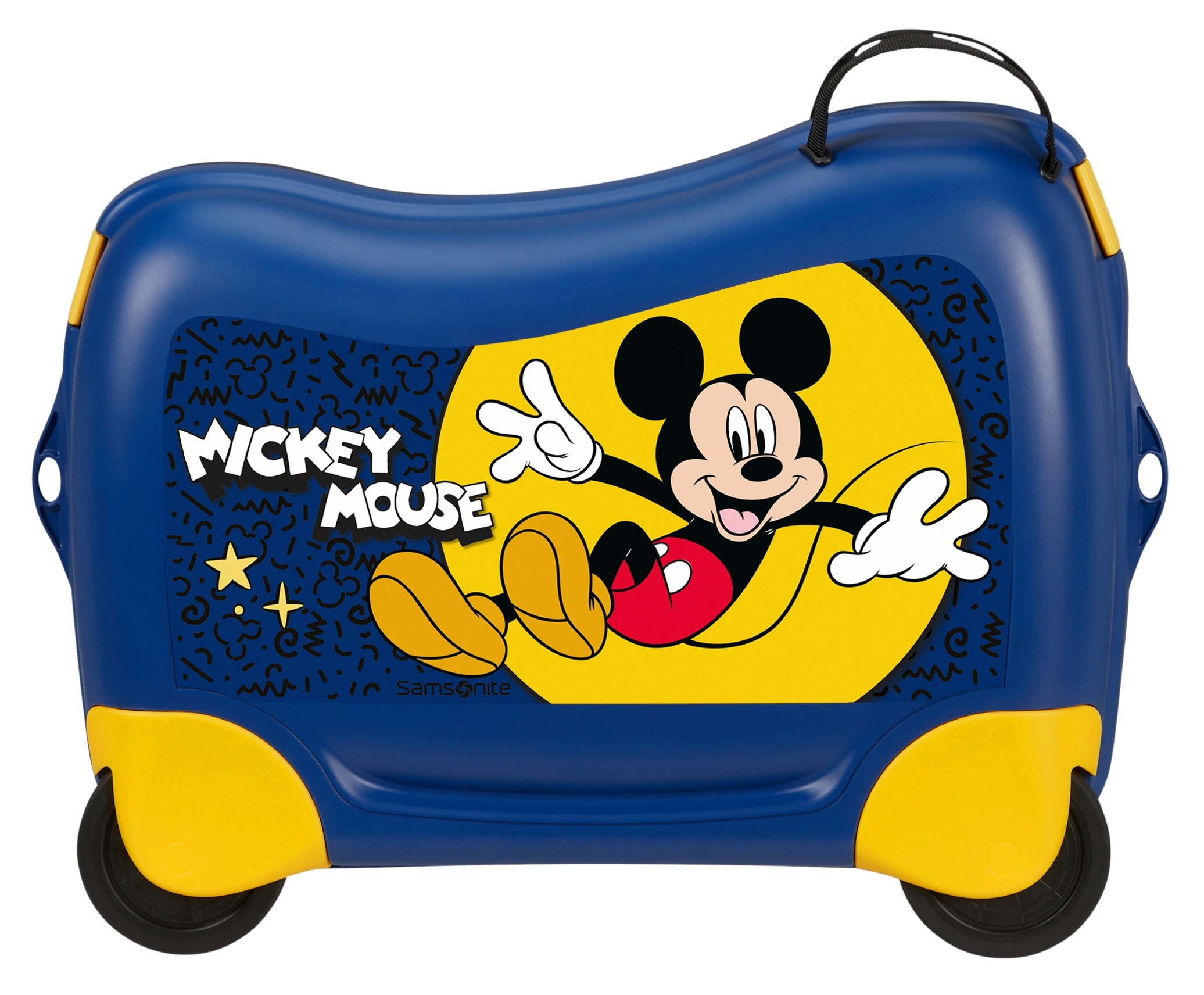 Samsonite Kinderkoffer »DREAM2GO DISNEY, MICKEY HAPPY« 30 l 4 Rollen Ride-On Koffer Kinder-Reisekoffer