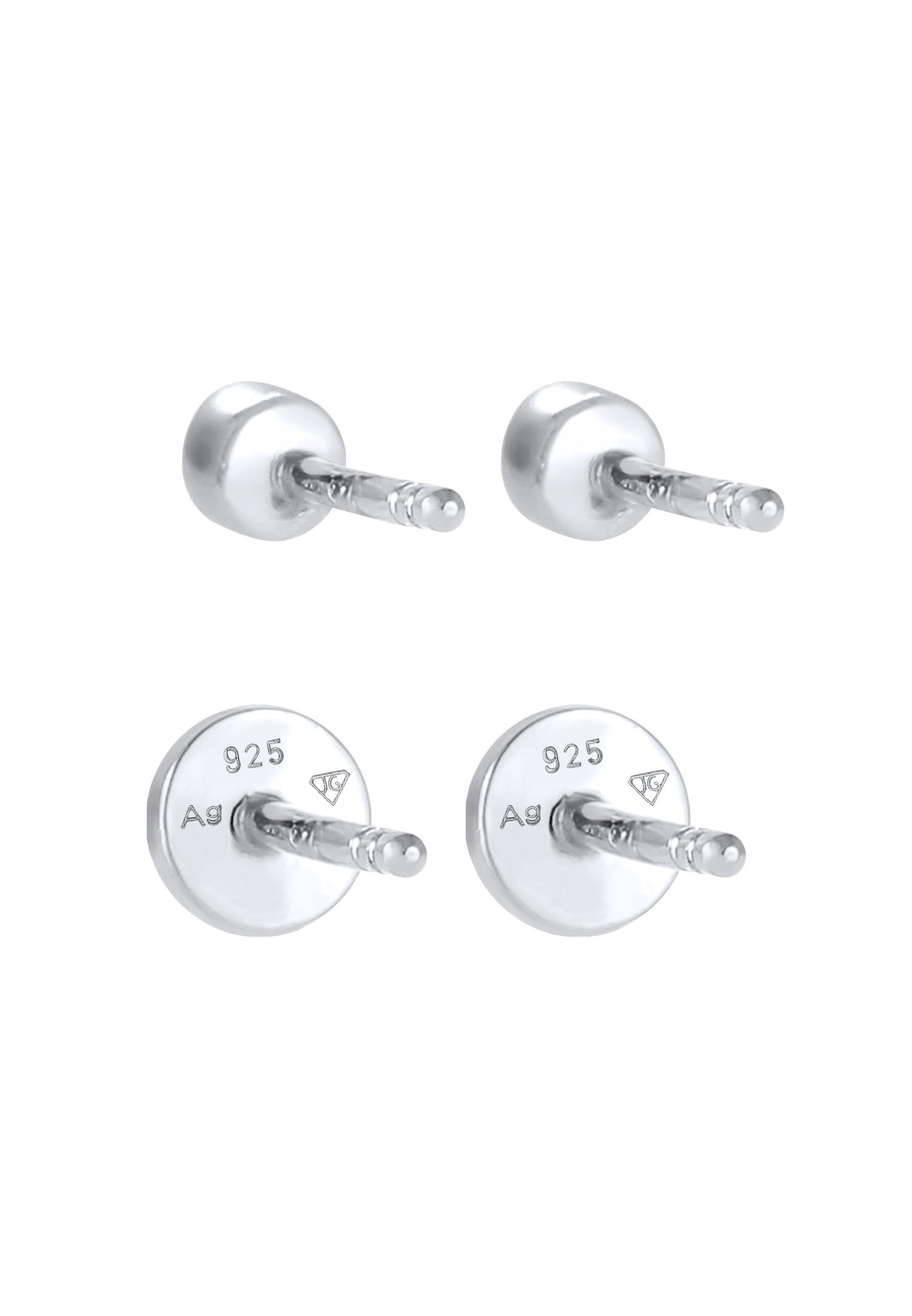 Elli Ohrstecker-Set »Ohrringe Plättchen Ohrstecker Set 925 Silber, mit Kristallen von Swarovski®«