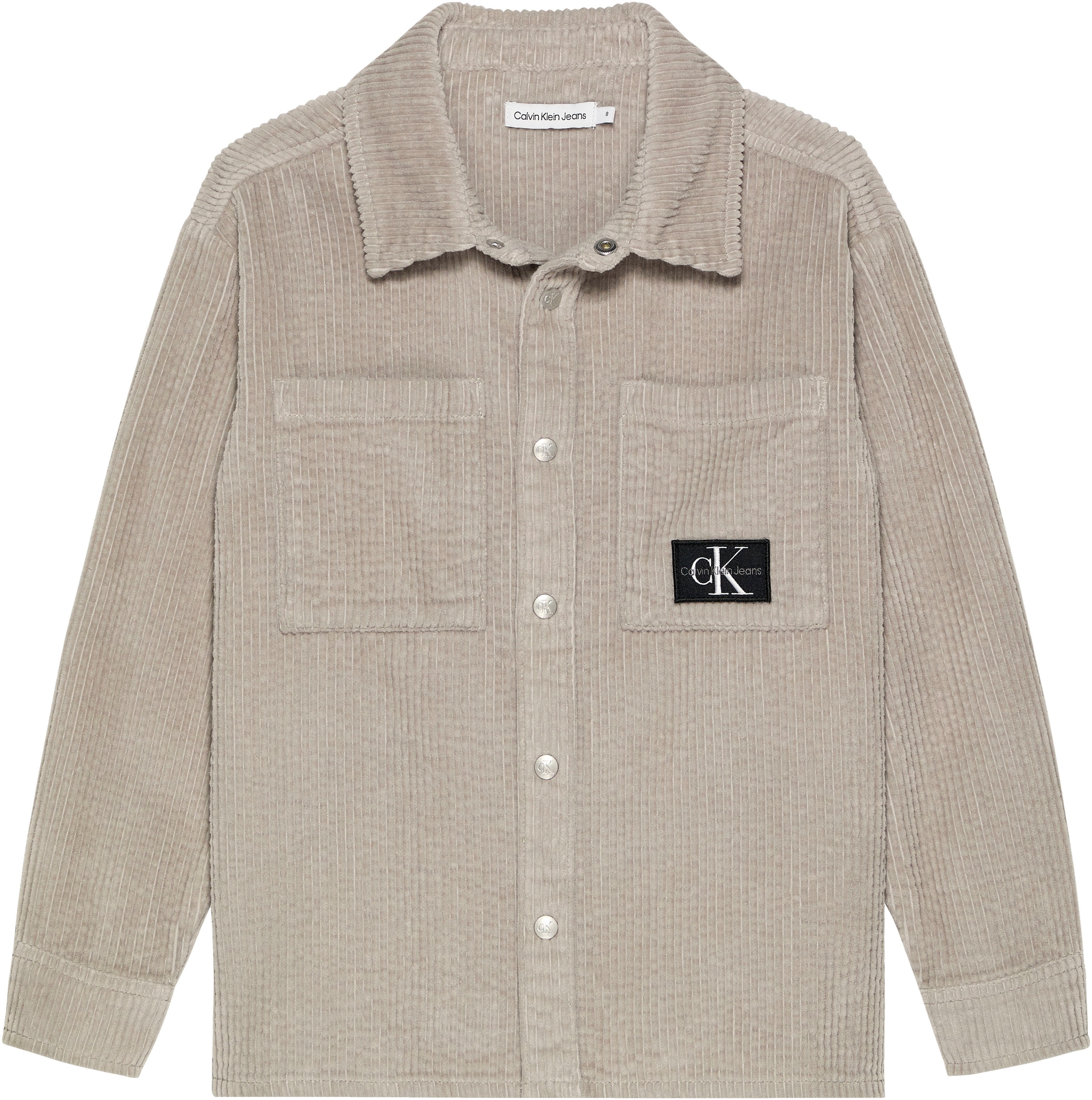 Calvin Klein Jeans Langarmhemd »CORDUROY BADGE OVERSHIRT« kaufen bei OTTO