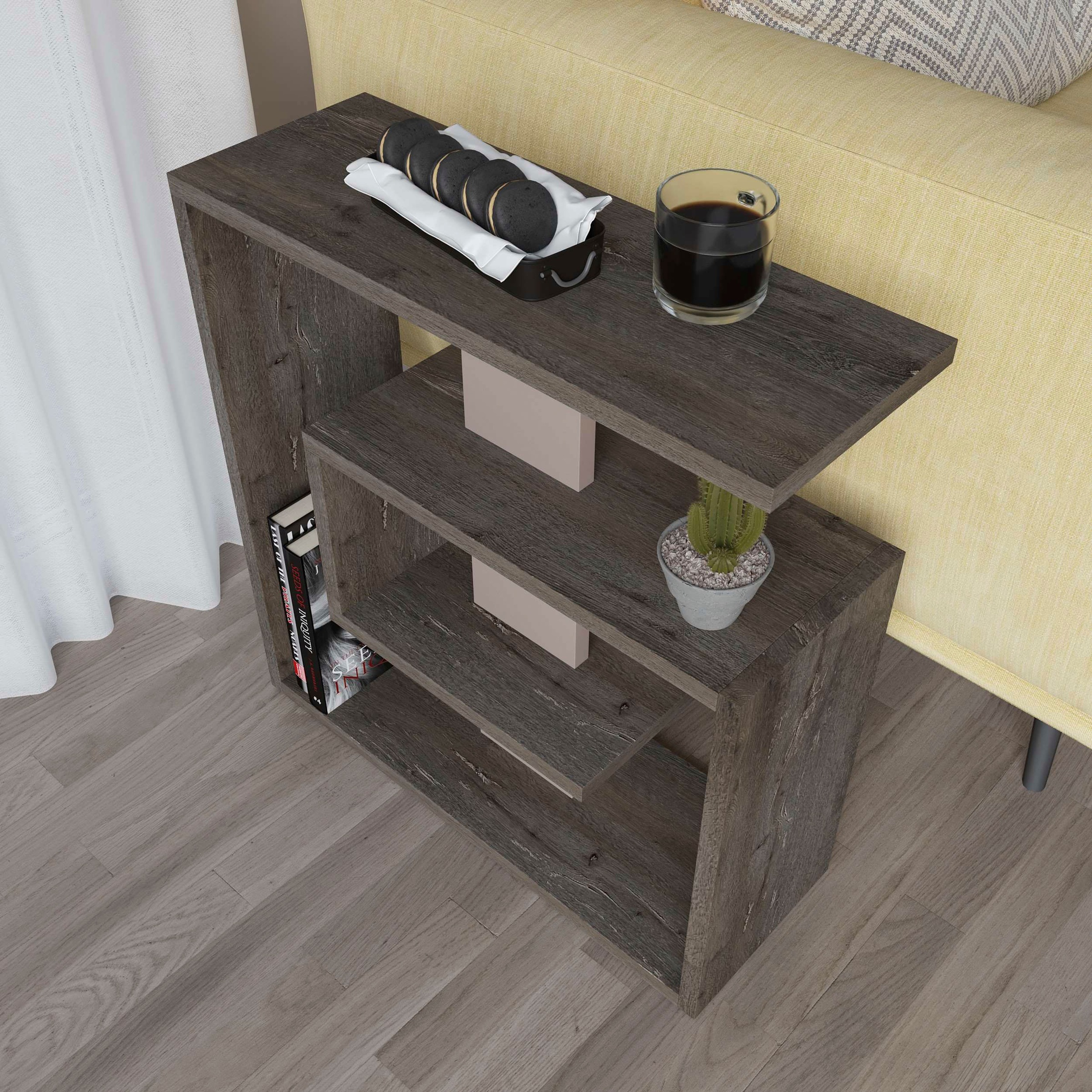 Decortie Beistelltisch »SALY BEISTELLTISCH«, (Packung, 1 St.), Leichte Montage, Lagerung, Platzsparend