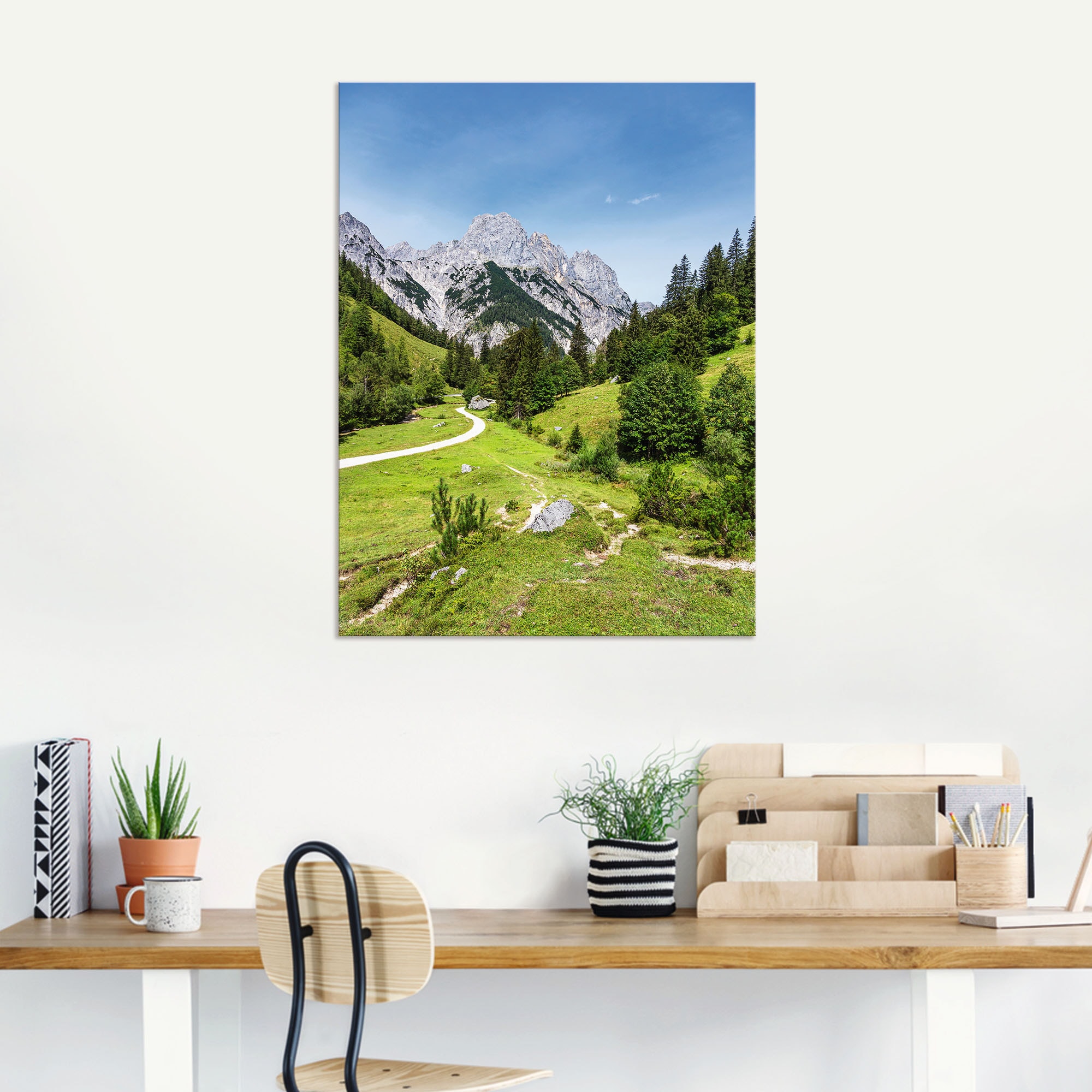 Artland Wandbild »Bindalm im Berchtesgadener Land Bayern«, Berge & Alpenbilder, (1 St.), als Alubild, Outdoorbild, Poster, Wandaufkleber in verschied. Größen