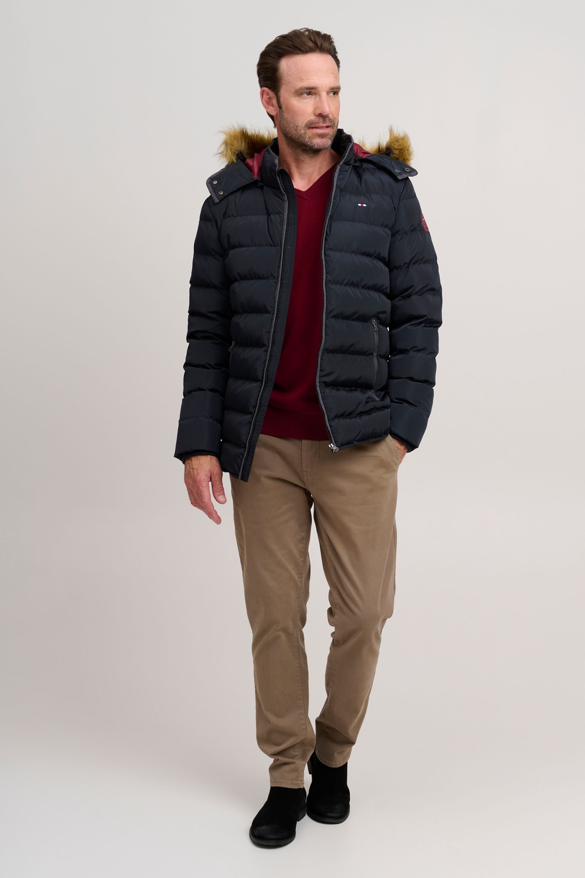 FQ1924 Steppjacke »Steppjacke FQAksel«, mit Kapuze