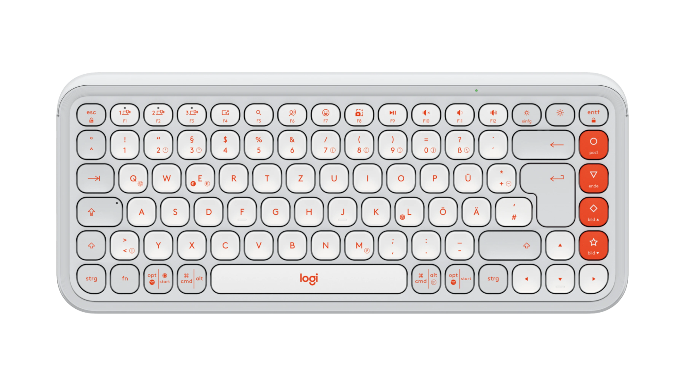 Gaming-Tastatur »POP ICON KEYS - OFF WHITE - DEU - CENTRAL-419«, Hergestellt aus...