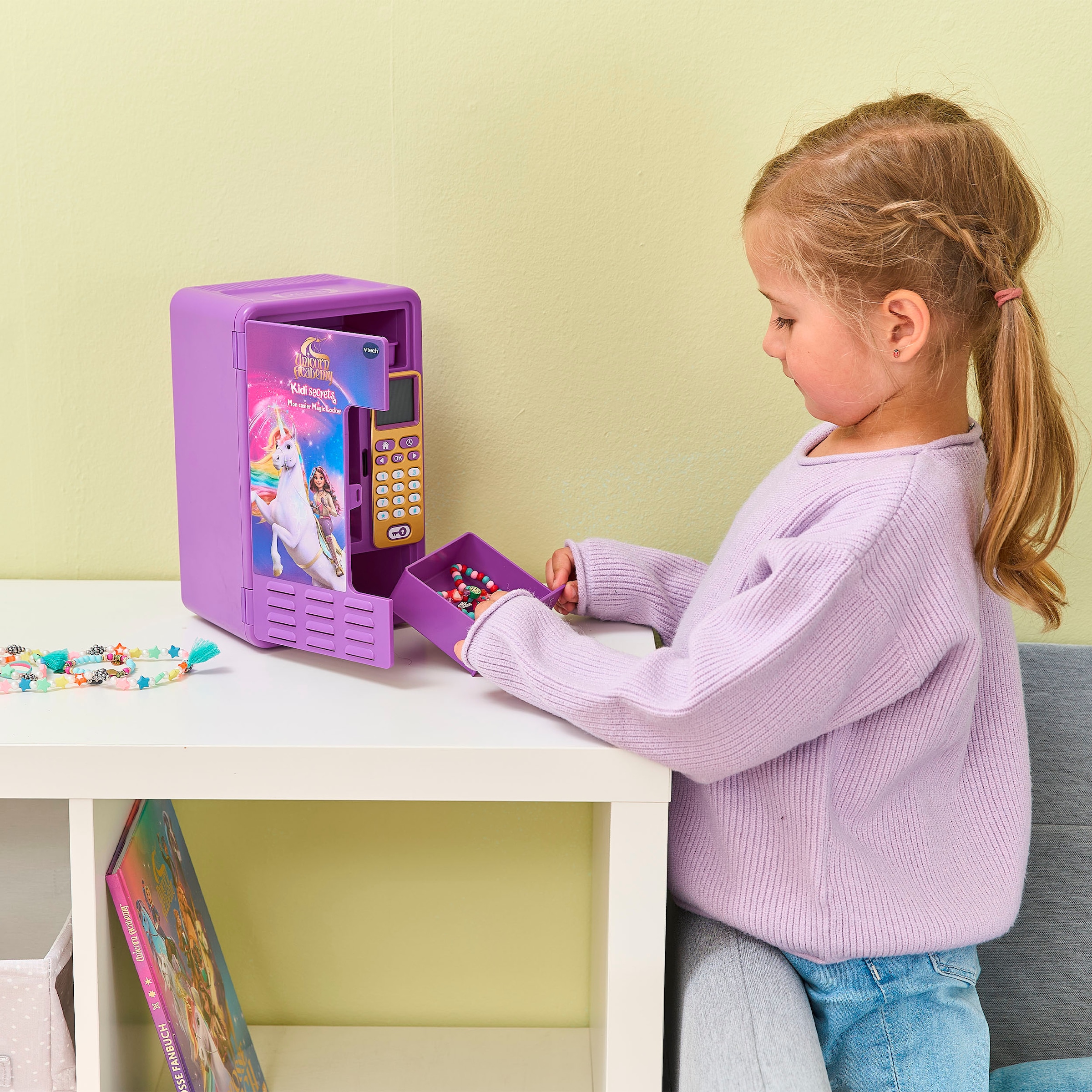 Vtech® Elektronisches Tagebuch »Unicorn Academy - Magischer Traumtresor«, mit Licht und Sound