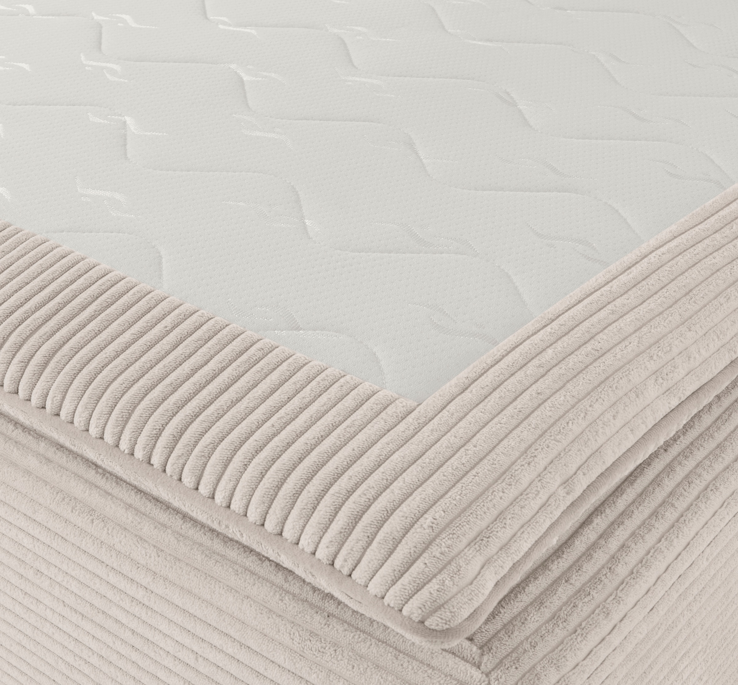 INOSIGN Ecksofa »Night & Day L-Form mit Dauer-Schlaffunktion mit Armlehne«, mit Boxspring-Bettfunktion 180x200 cm und Bettkasten, Dauerschläfer!