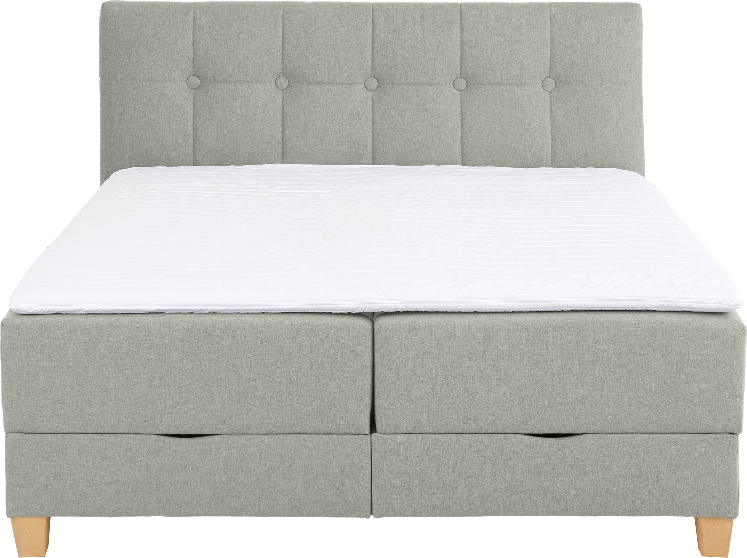 Home affaire Boxbett »Lonrai«, in H2,H3 & H4 und XXL - Überlänge 220cm wählbar, inkl. Topper