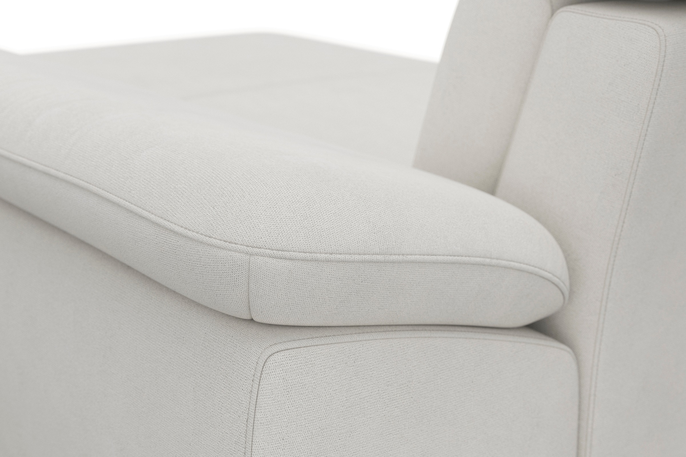 sit&more Wohnlandschaft »Cabrio U-Form, B: 359 cm, mit Sitztiefen-, Arm- & Kopfteilverstellung«, 3 Nierenkissen, Federkern, optional Bettfunktion und Stauraum