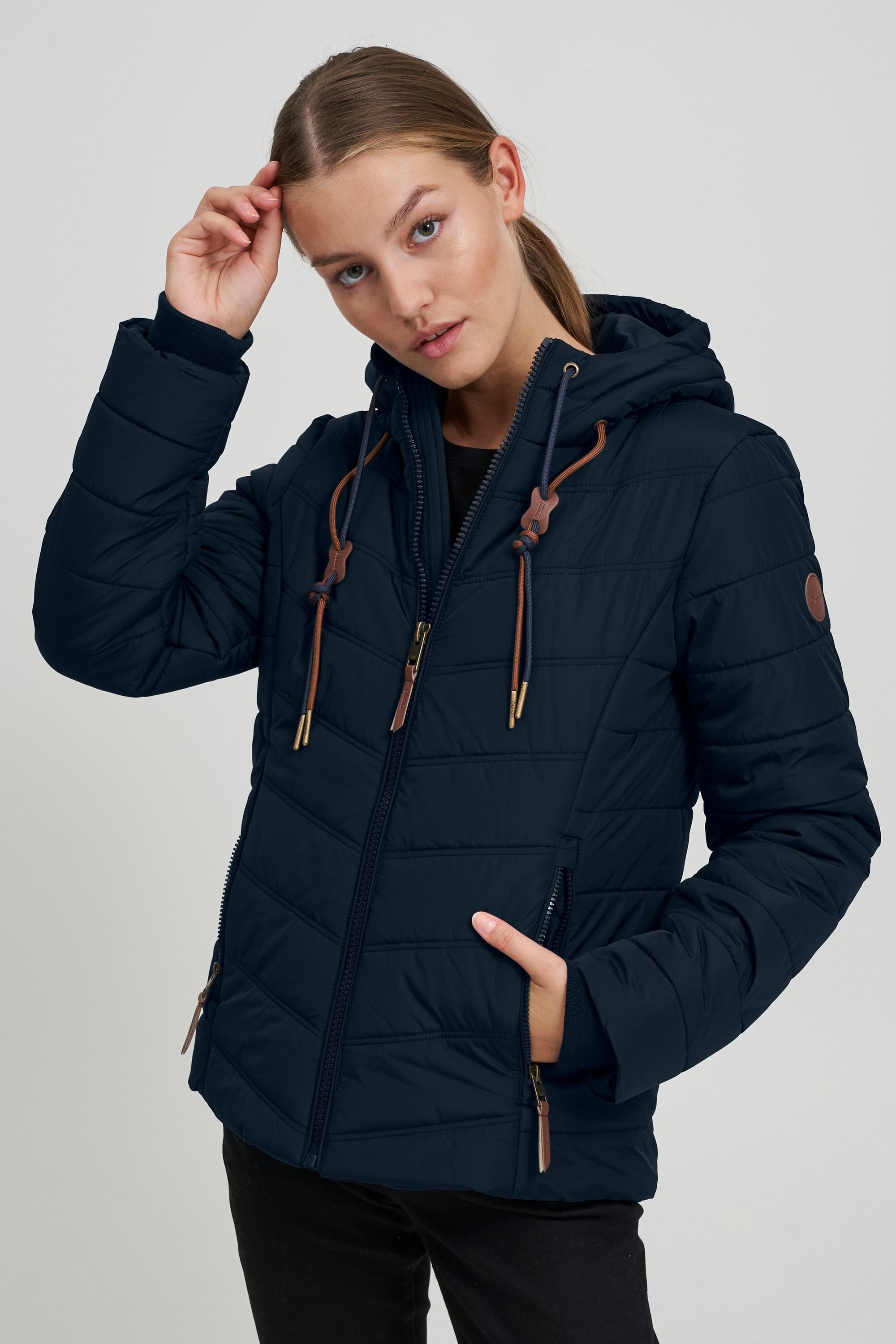 OXMO Winterjacke »Winterjacke OXMala«, mit Kapuze