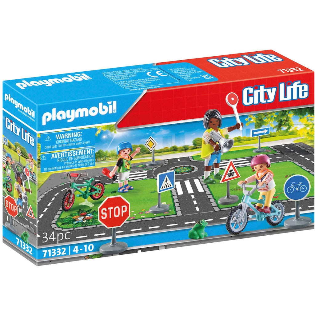 Playmobil® Konstruktions-Spielset »Fahrradparcours (71332), City Life«, (34 St.)