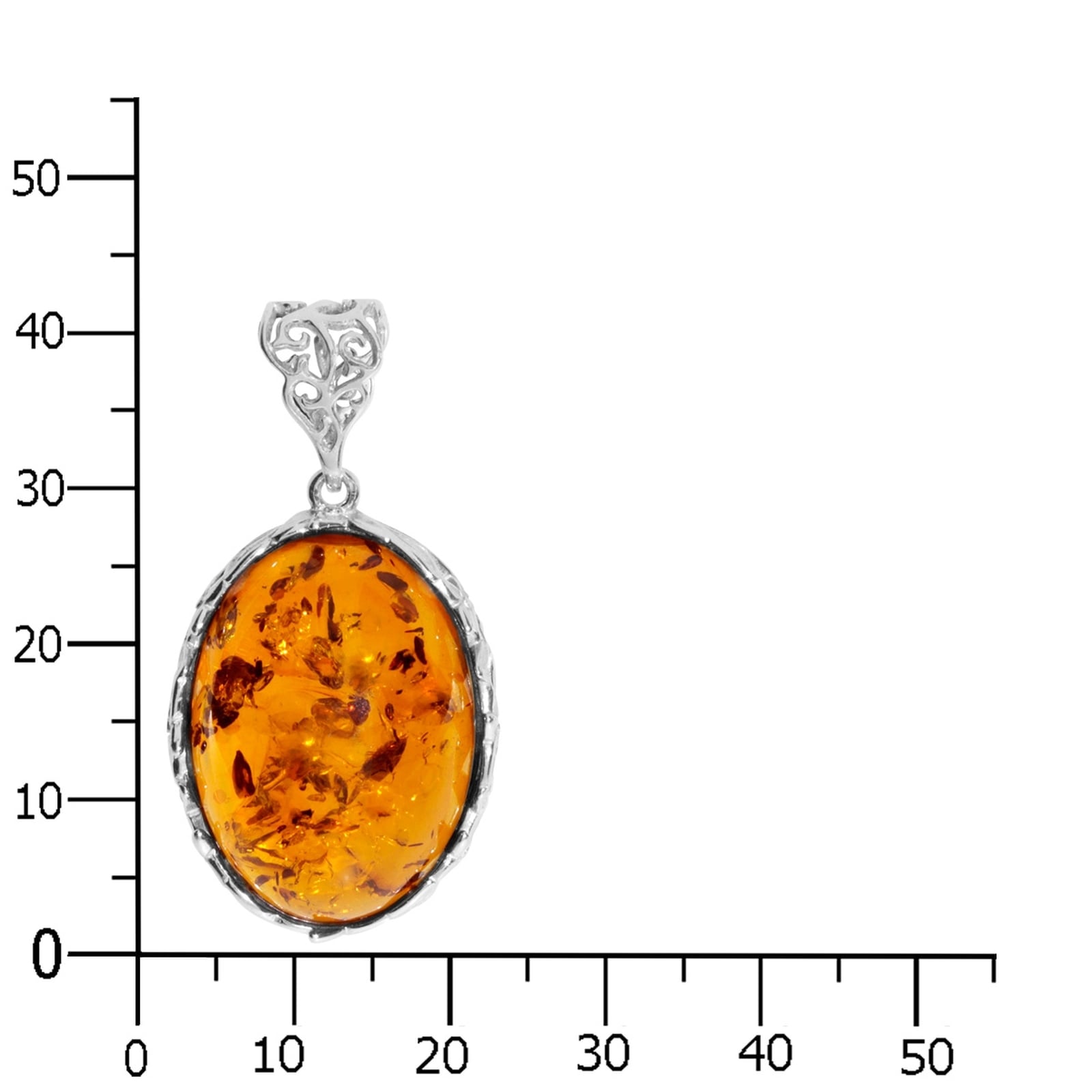 OSTSEE-SCHMUCK Kettenanhänger »- Clara - Silber 925/000 - Bernstein« ()