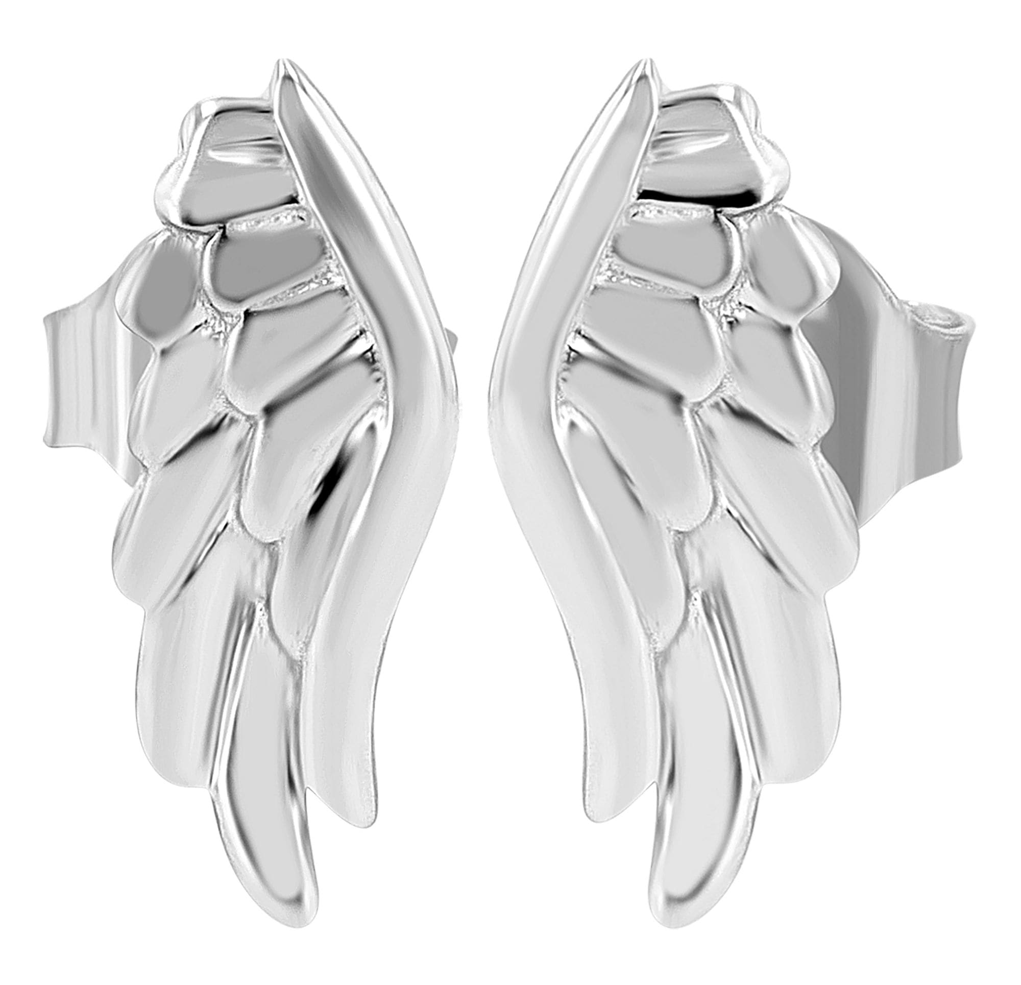 Adelia´s Paar Ohrstecker »Damen Ohrringe ¿ Ohrstecker Flügel aus 925 Silber«