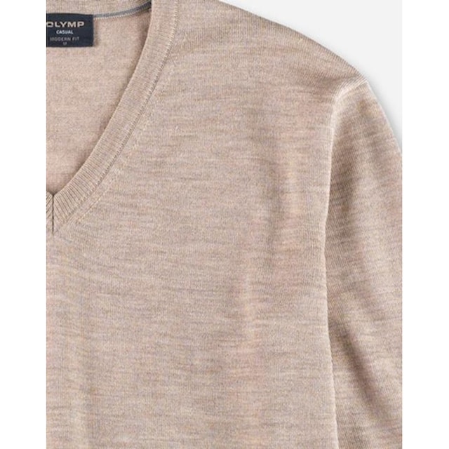 OLYMP V-Ausschnitt-Pullover »Luxor«, klassischer Strickpullover online  shoppen bei OTTO