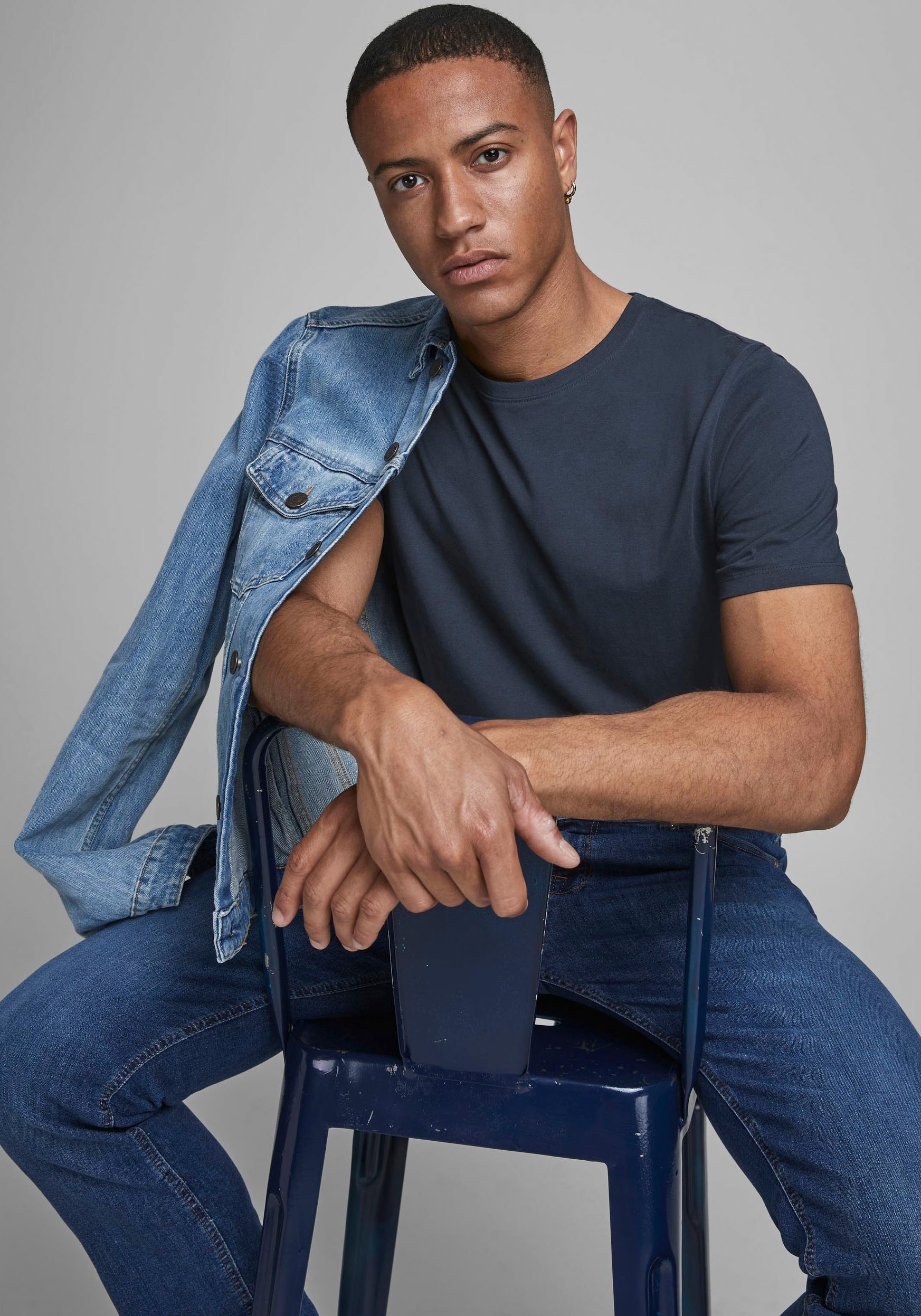 Jack & Jones Rundhalsshirt »JJEORGANIC BASIC TEE SS O-NECK NOOS«