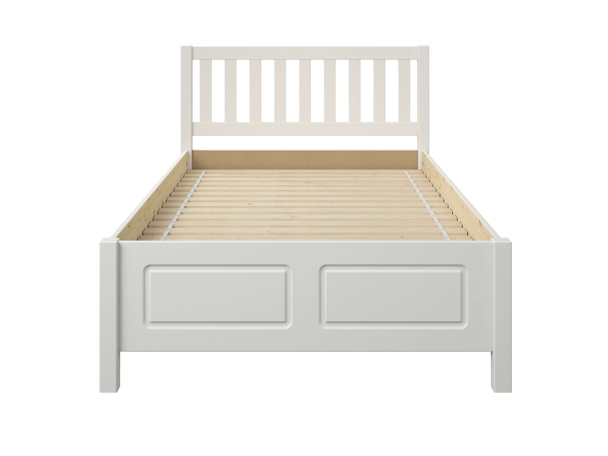 OTTO home Stauraumbett »Synnra, Stauraumbett, 4 Schubladen, Made in EU, Landhausstil« FSC® zertifiziert, Kassettenfront, Stauraumlösung und Komfort