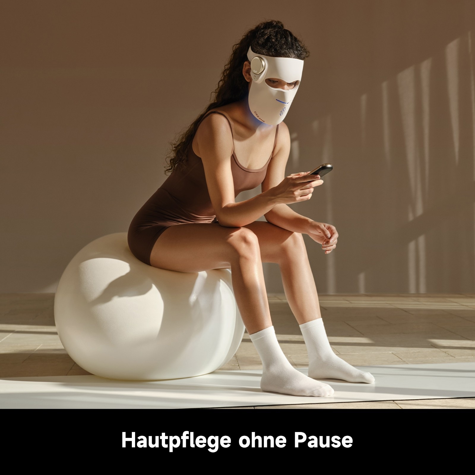Dreame LED-Gesichtsmaske »Chrona« 280 LEDs, 5 Lichtmodi, kabellos, ergonomische 3D-Passform