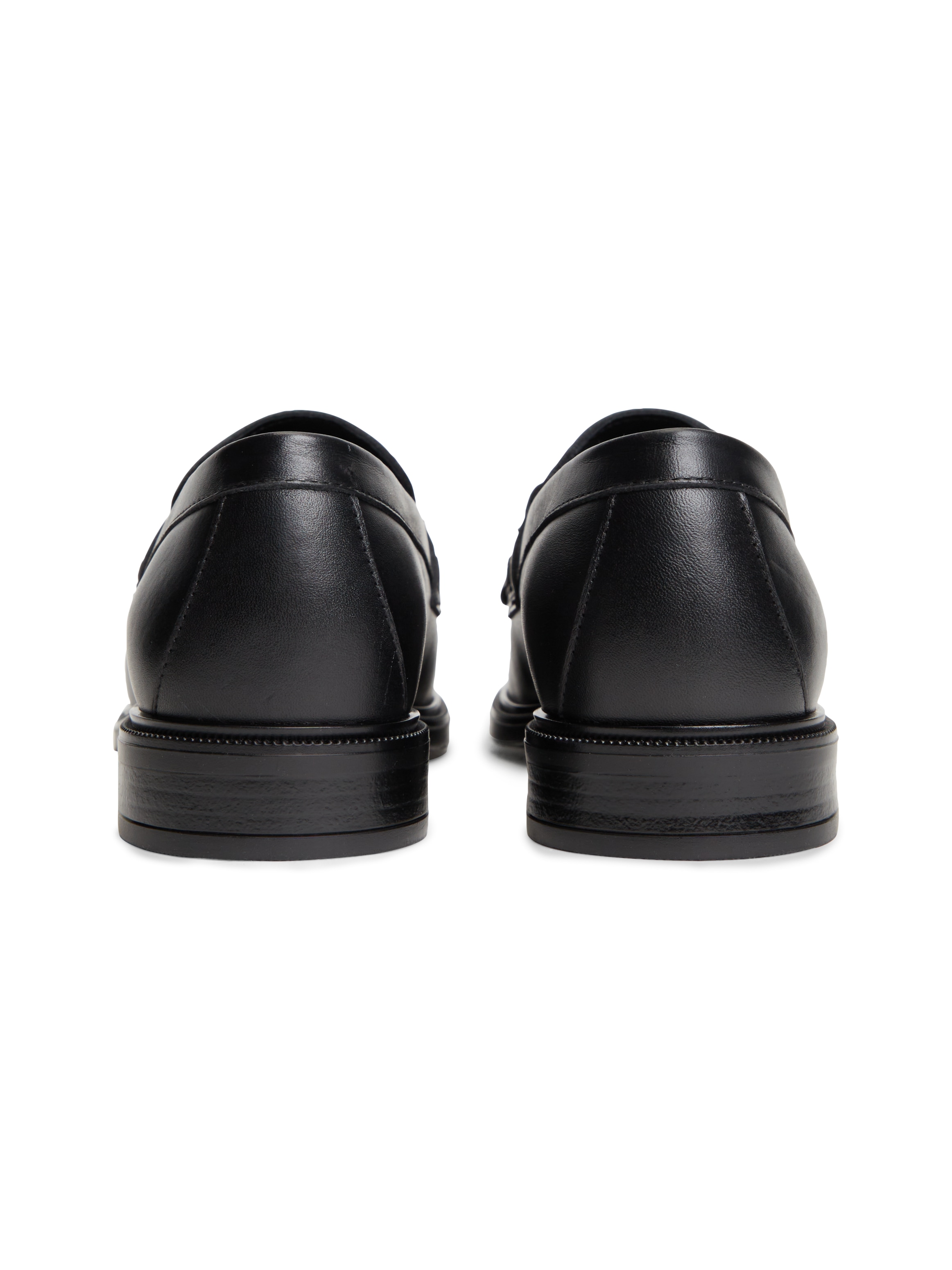 Tommy Hilfiger Loafer »TH CHAIN FRINGE LEATHER LOAFER«  Blockabsatz, Slipper, Businessschuh mit modischen Fransen