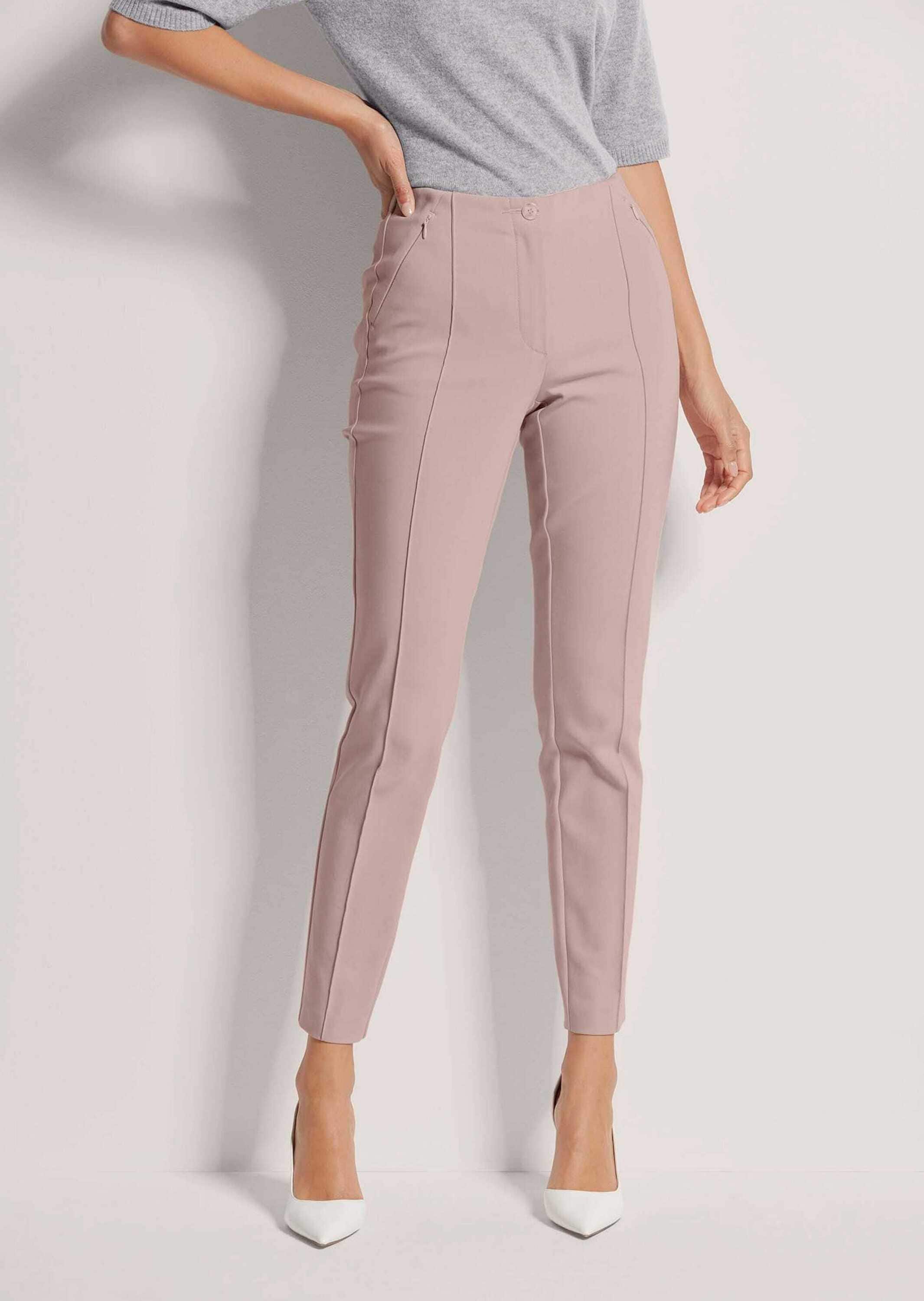 MADELEINE Stoffhose »Hose Schlanke Stretch-Hose mit Biesen«