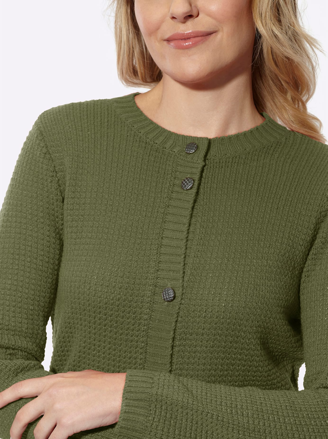 Classic Basics Longstrickjacke