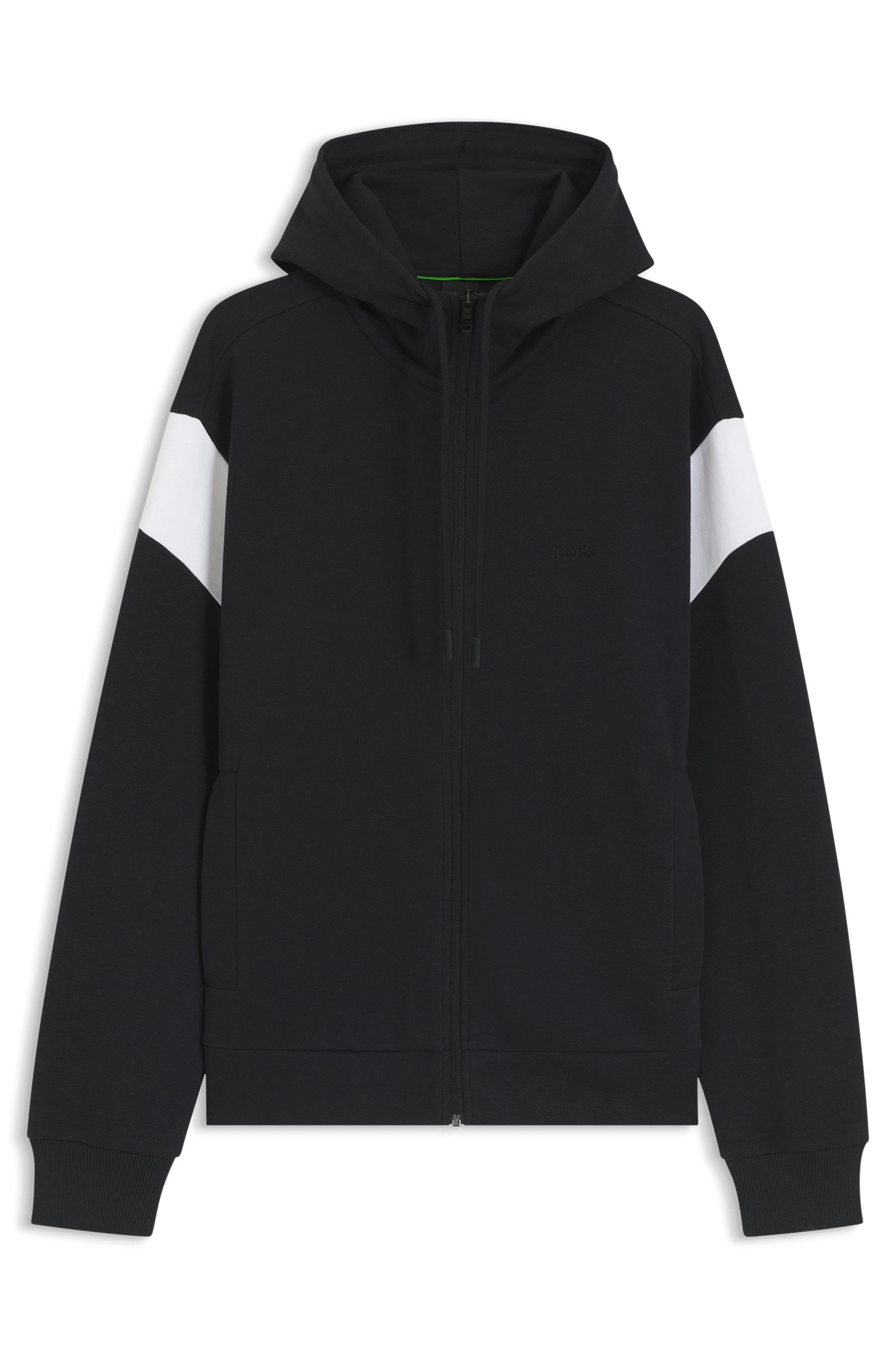 BOSS GREEN Kapuzensweatjacke »Union Saggy« Kapuze, Regular Fit, Baumwoll-Mix