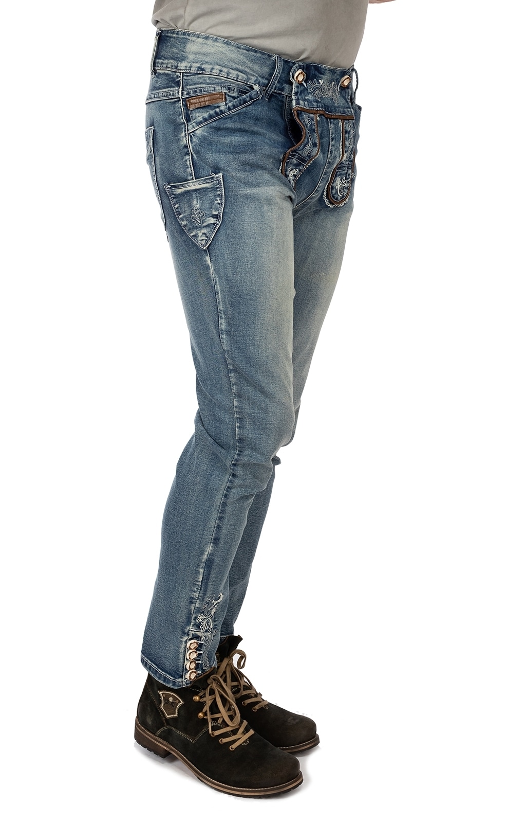 MarJo Trachtenhose »Jeanshose GUSTL«